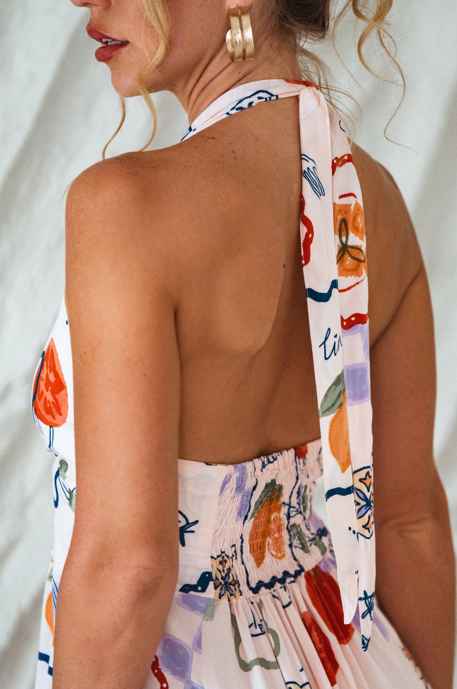 Buy Costa Brava Halterneck Maxi Dress by ELF