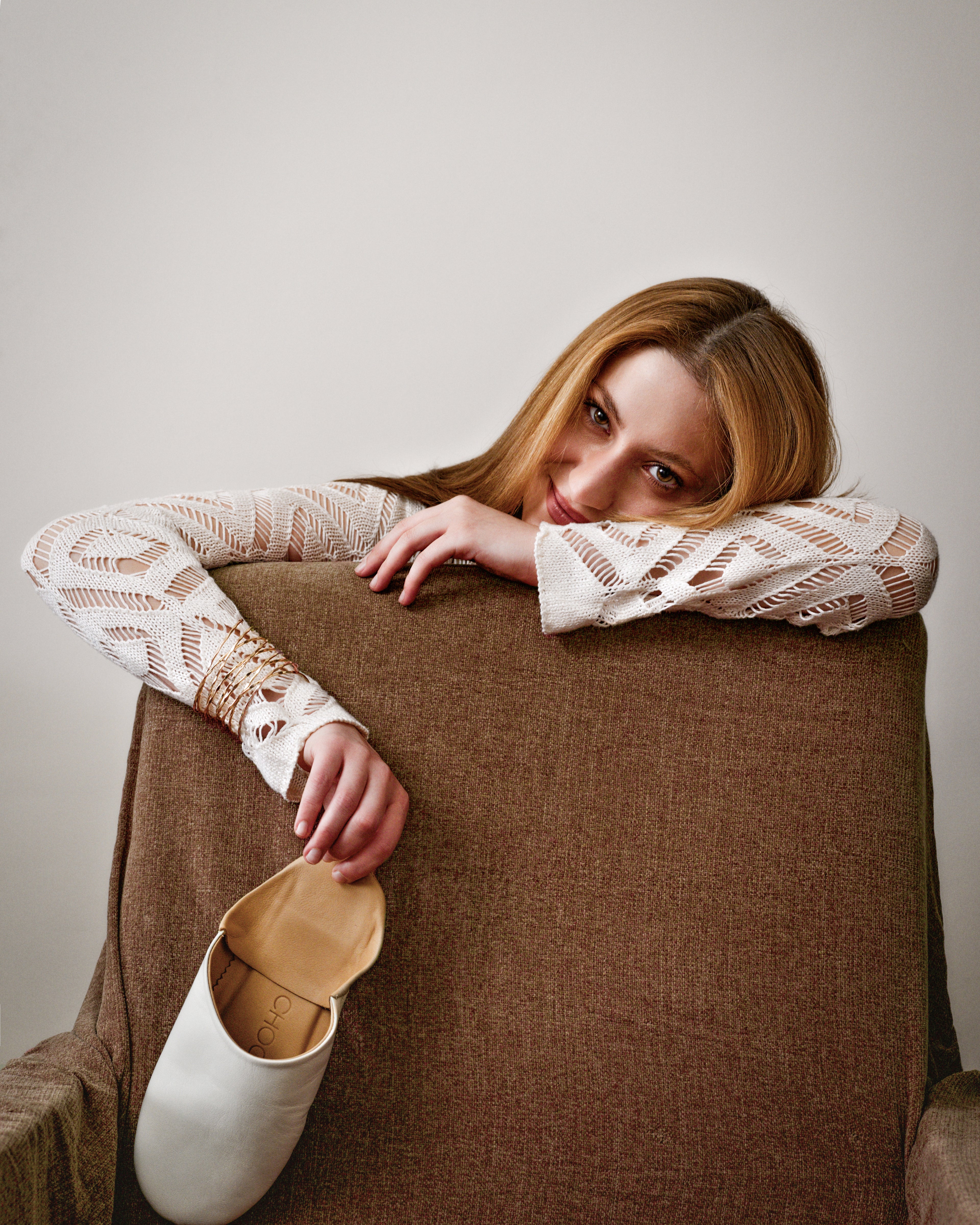 Buy Creamy Cappuccino - Leather Slippers by Choost