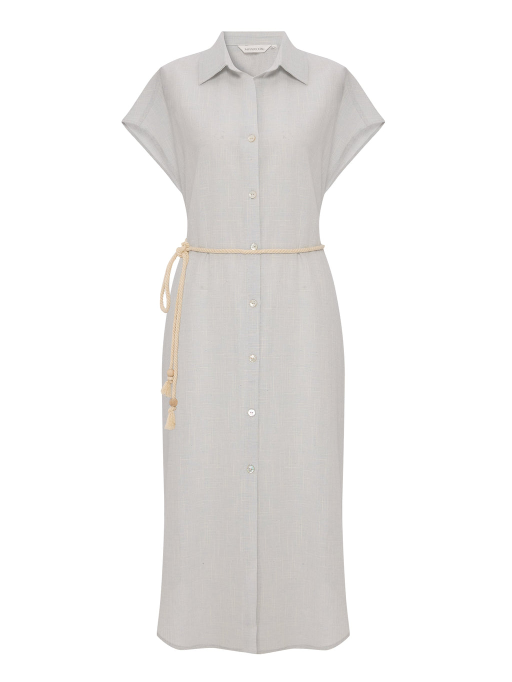 Buy Zaya Shirt Dress - Baby Blue by The Handloom