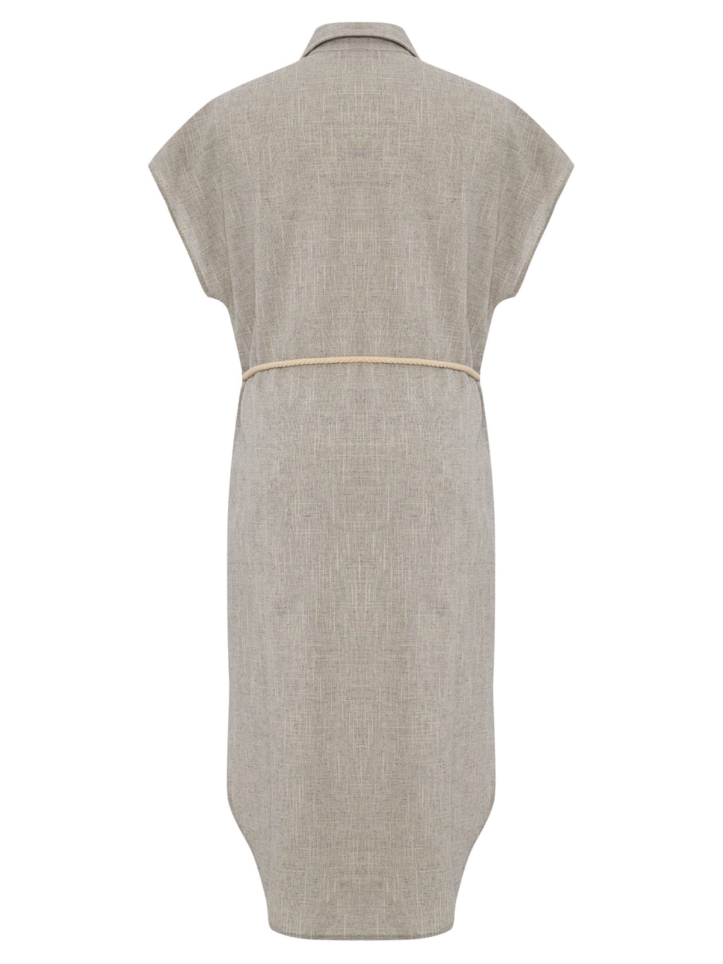 Buy Zaya Shirt Dress - Gray by The Handloom