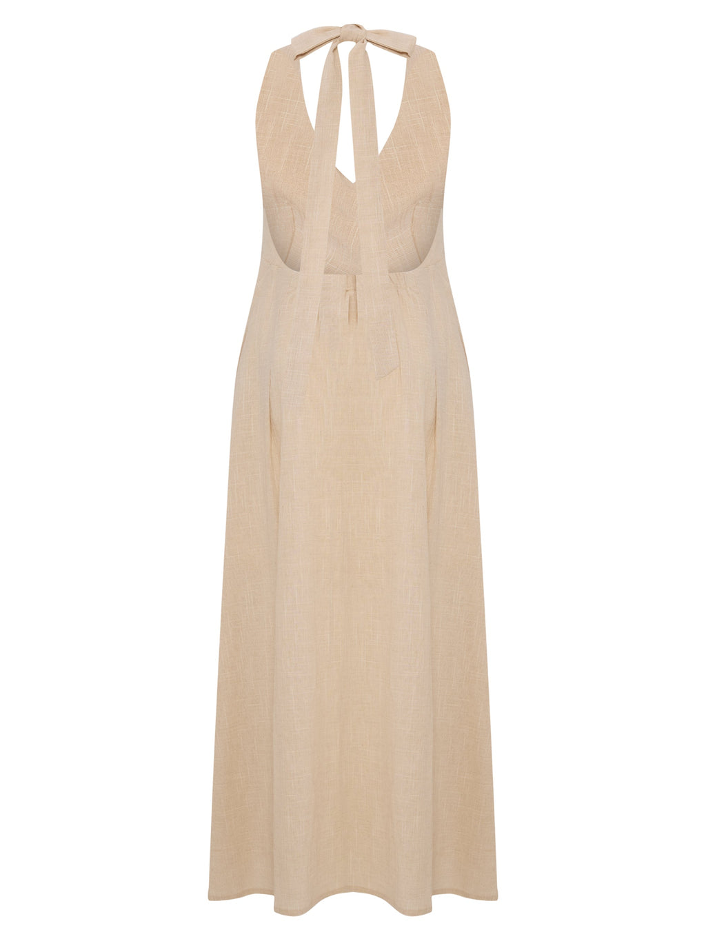 Buy Sahara Sun Maxi Dress - Natural by The Handloom