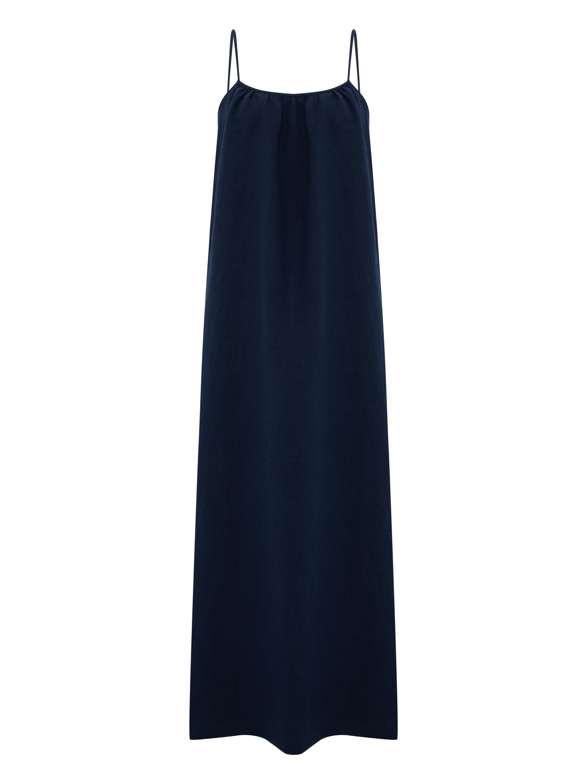 Buy Bliss Flow Maxi Dress - Navy by The Handloom