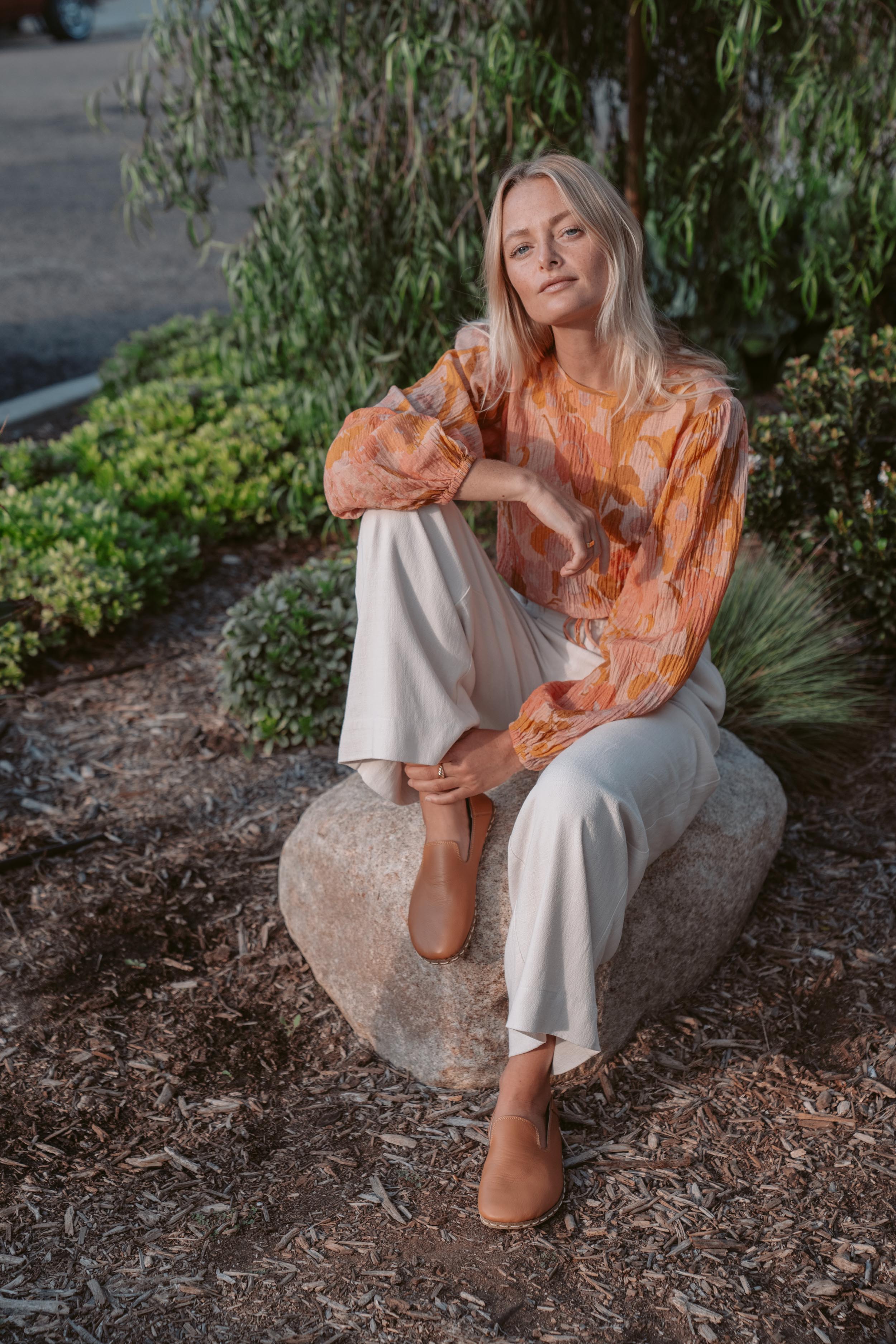 Buy Women's Barefoot Grounding Slip-on Shoes / Natural by Raum