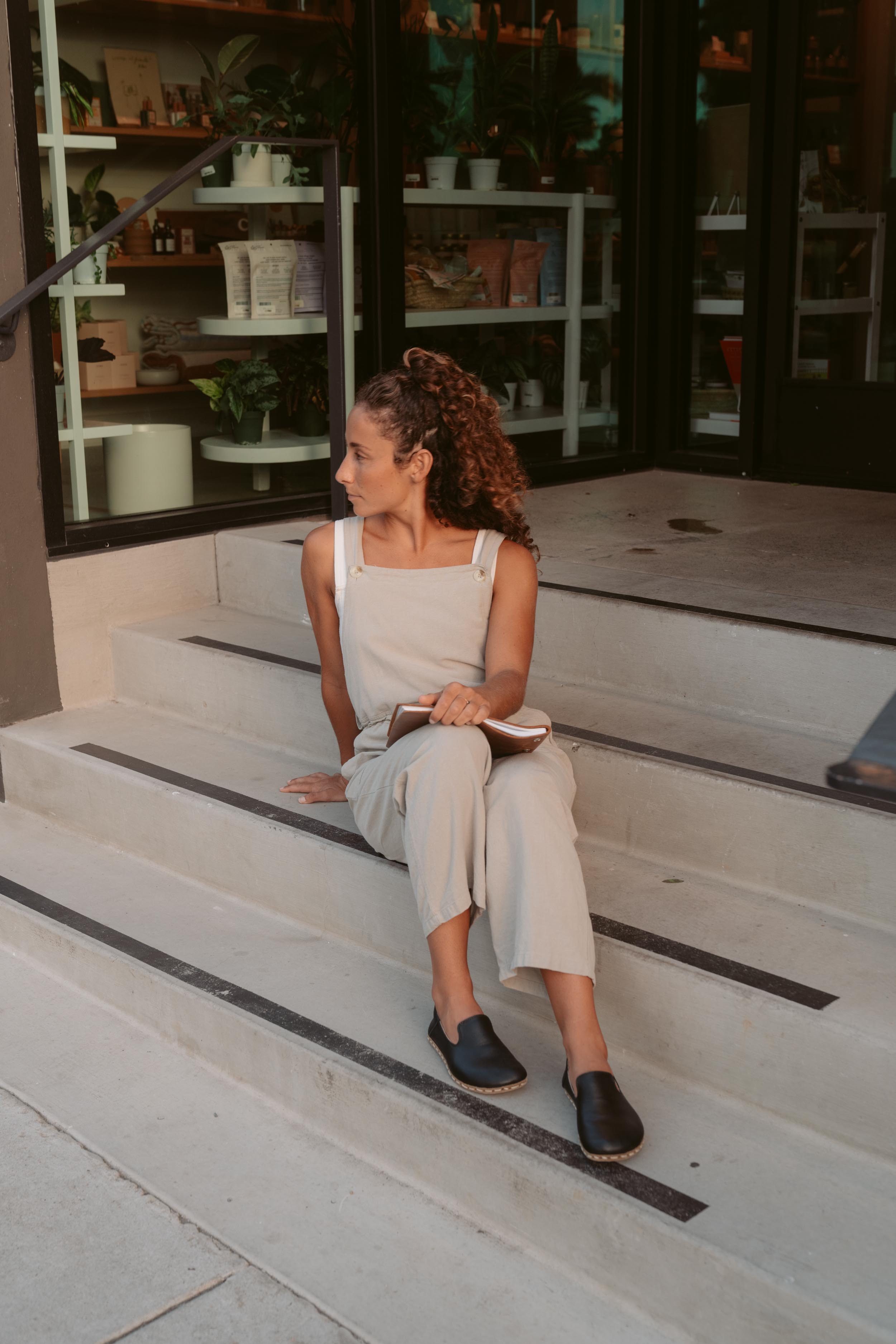 Buy Women's Barefoot Grounding Slip-on Shoes / Ebony by Raum