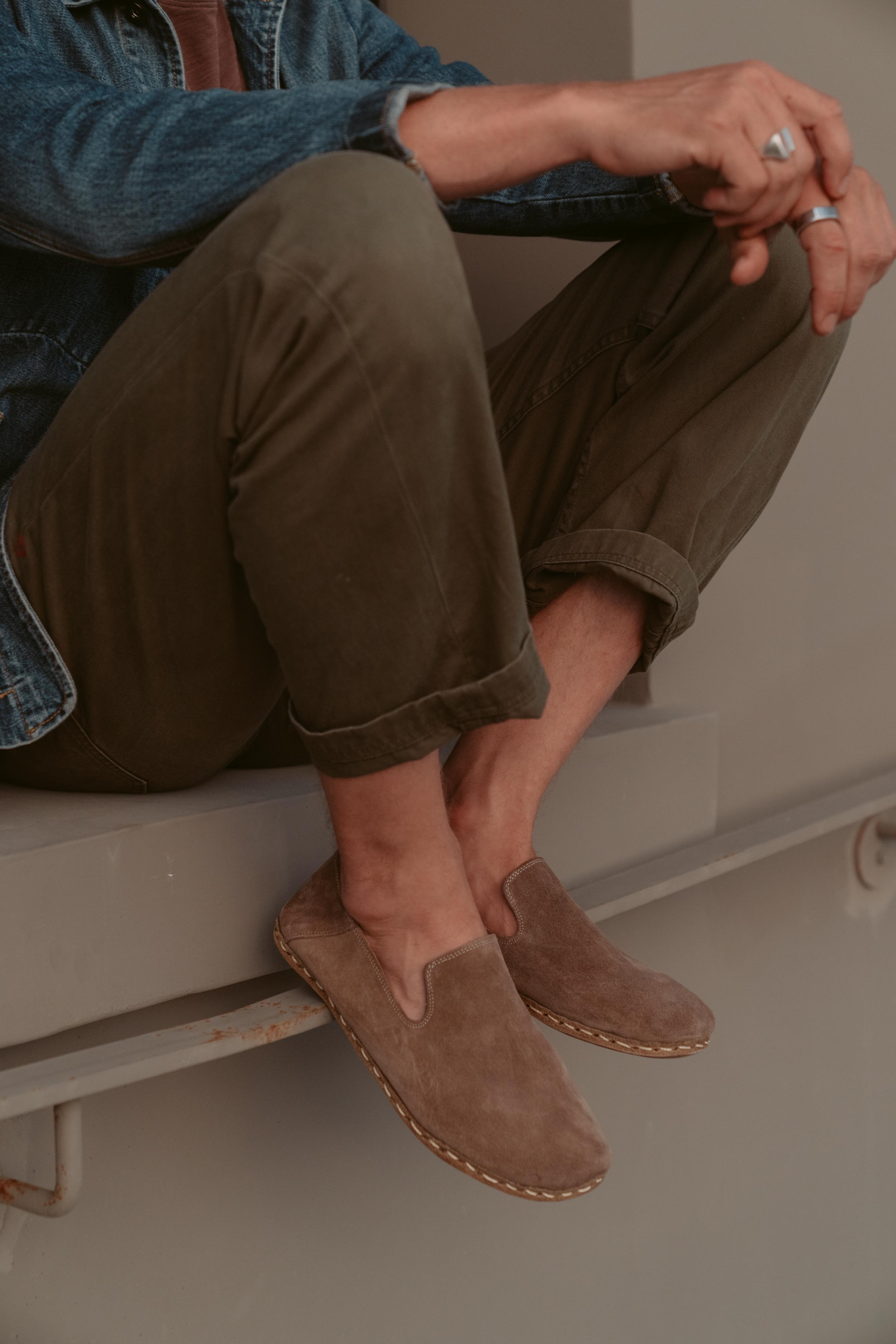 Buy Men's Barefoot Grounding Slip-on Shoes / Earth by Raum