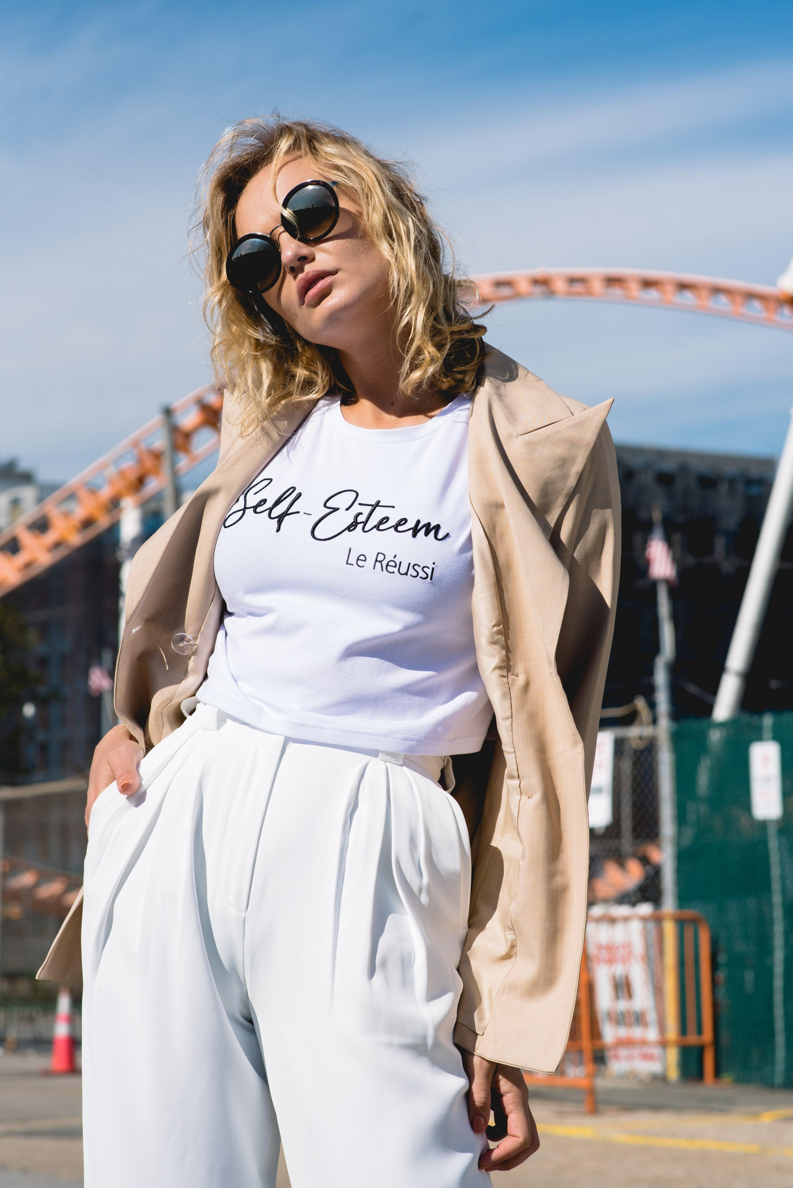 Buy Louise Double-Breasted Wool Blazer – Women’s Classic Style by Le Réussi®