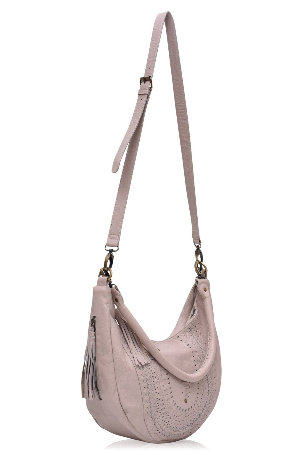 Buy Elysian Coast Leather Crossbody Bag by Bali ELF