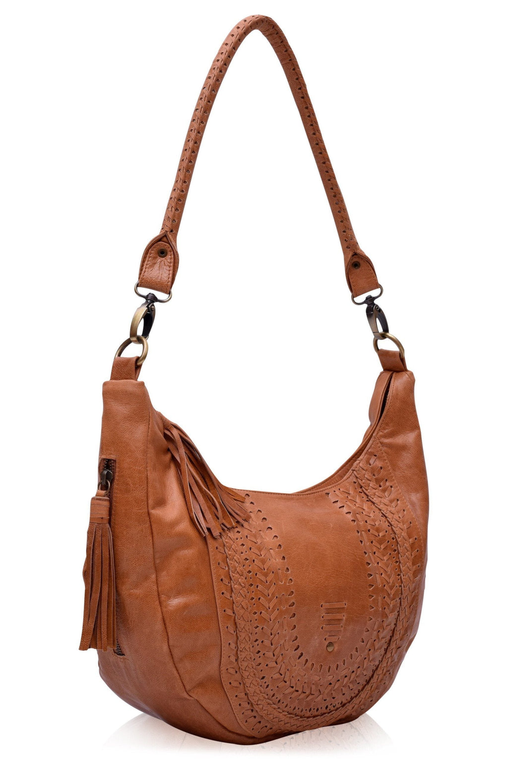 Buy Elysian Coast Leather Crossbody Bag by Bali ELF