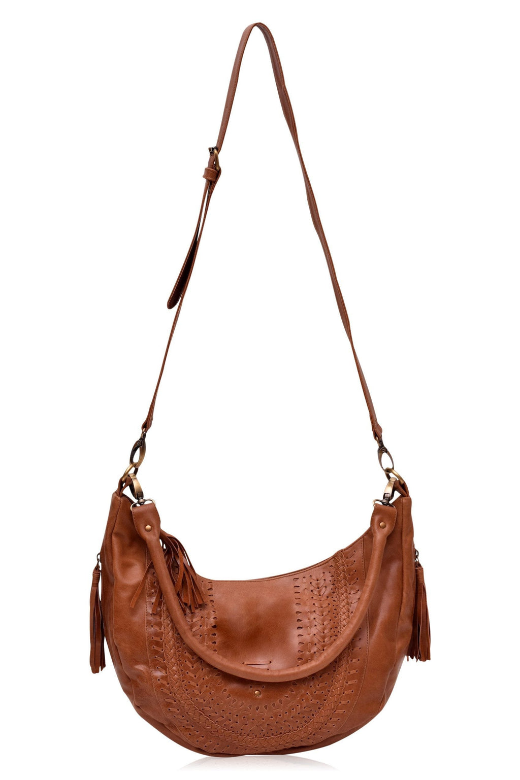 Buy Elysian Coast Leather Crossbody Bag by Bali ELF