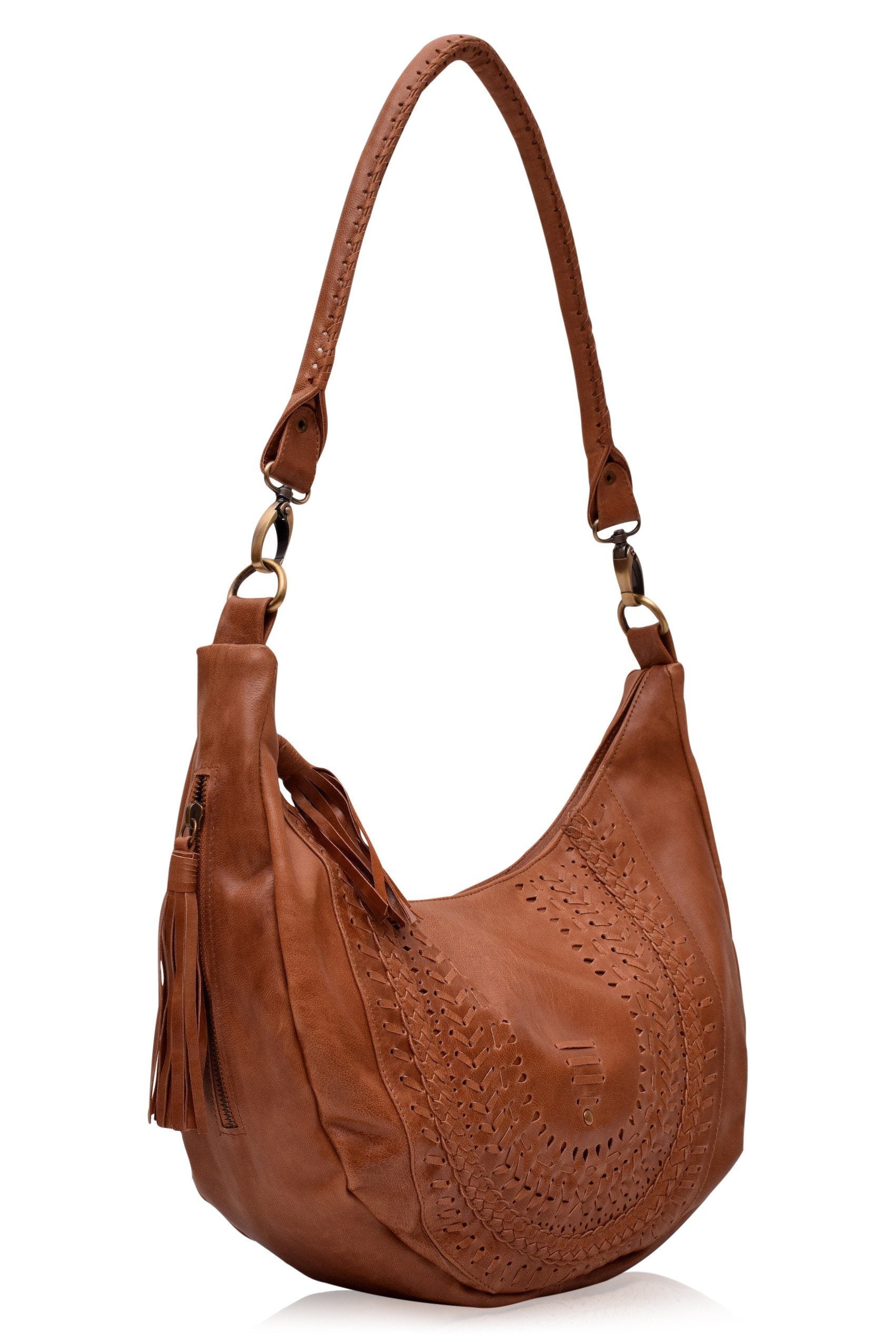 Buy Elysian Coast Leather Crossbody Bag by Bali ELF