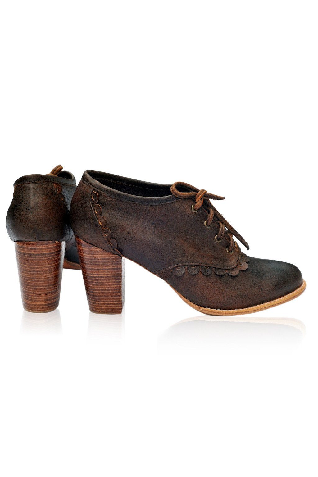 Buy Lace Oxford Heels by Bali ELF