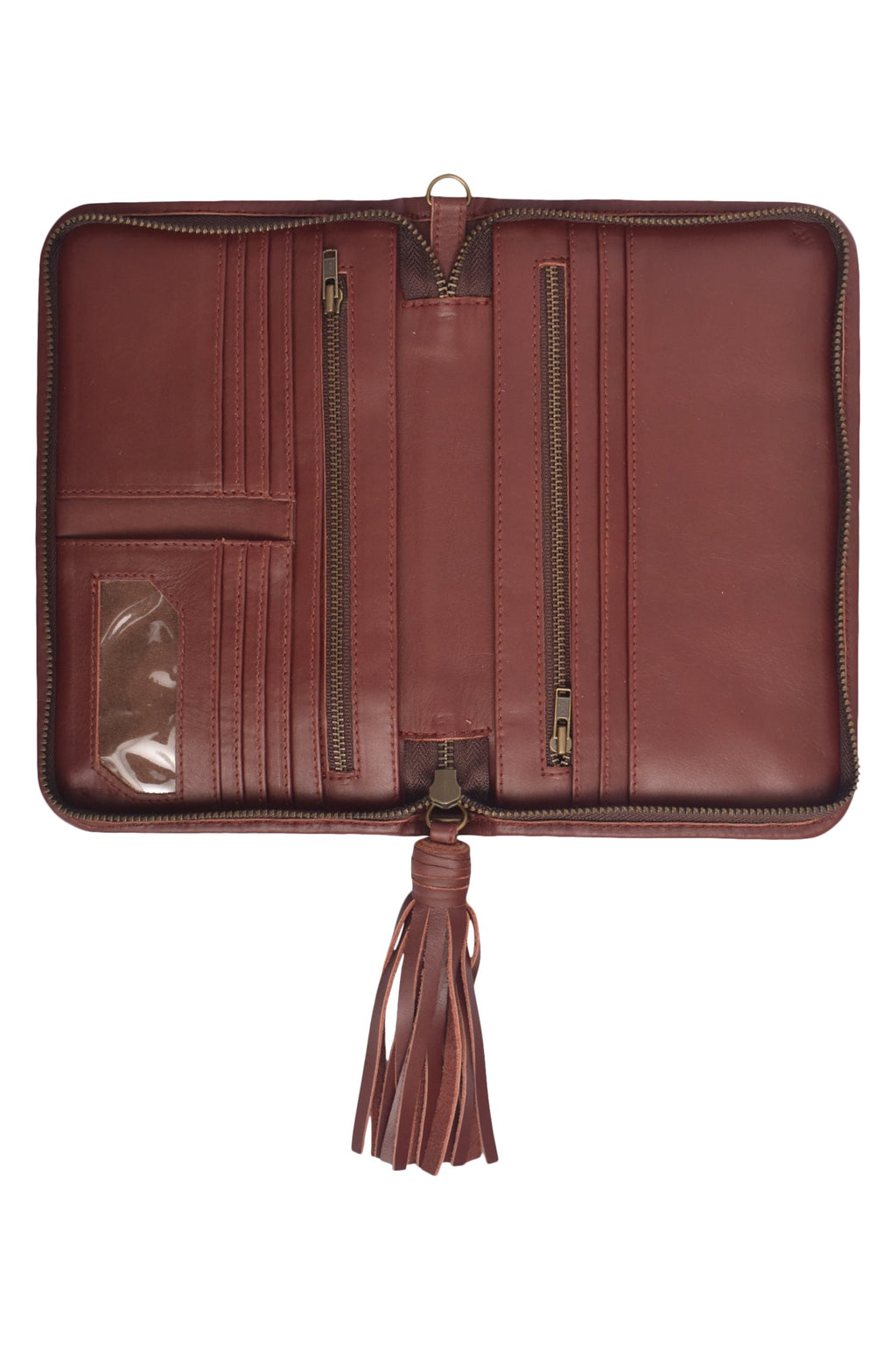 Buy Demure Leather Clutch Wallet by Bali ELF