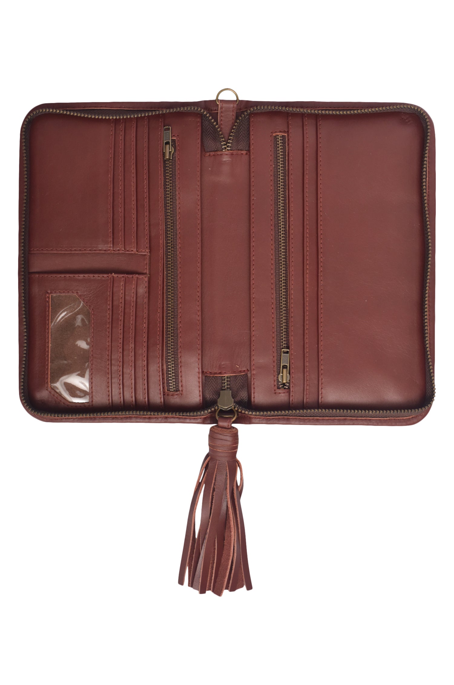 Buy Demure Leather Clutch Wallet by Bali ELF