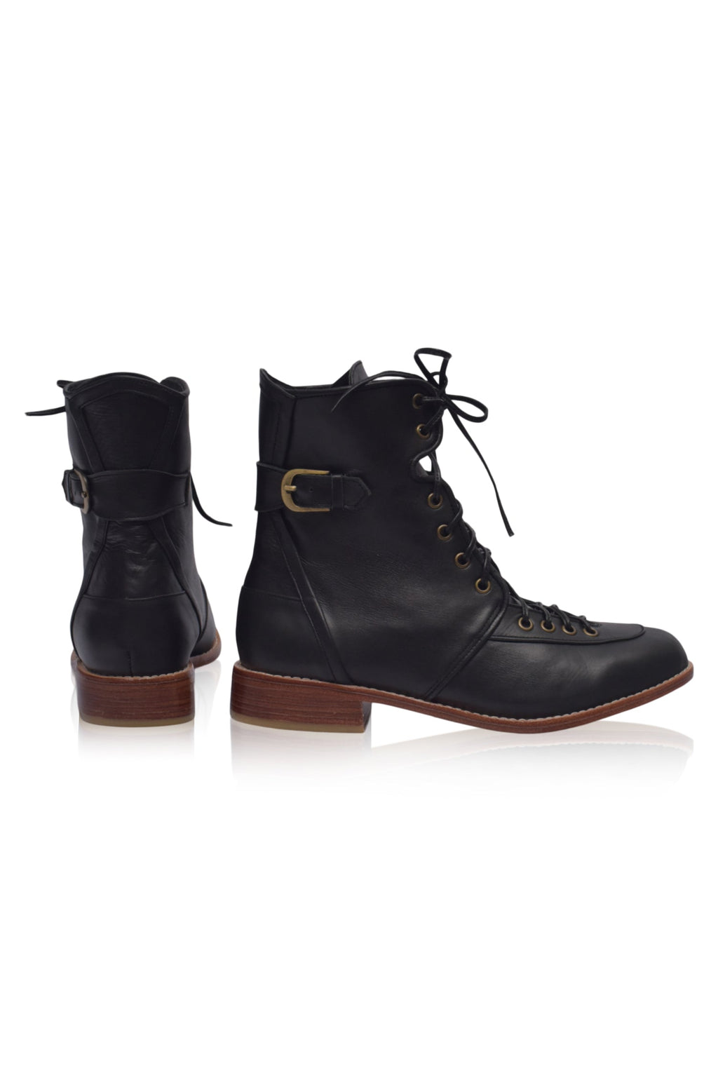 Buy Desert Seeker Combat Leather Boots by Bali ELF