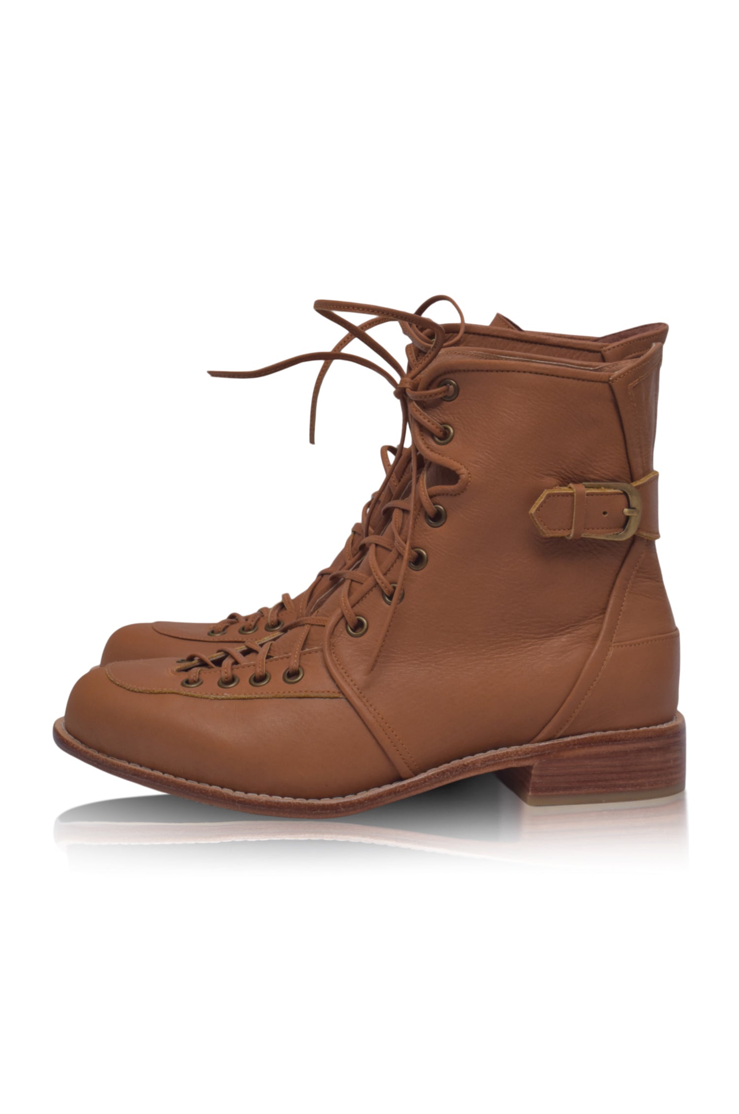 Buy Desert Seeker Combat Leather Boots by Bali ELF