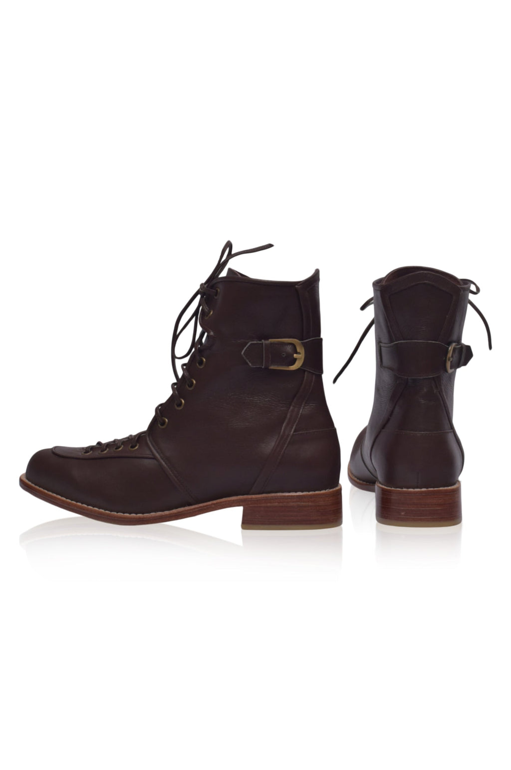 Buy Desert Seeker Combat Leather Boots by Bali ELF