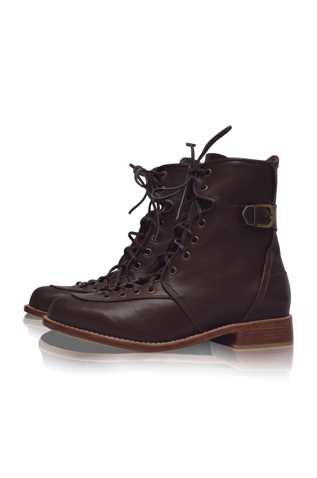 Buy Desert Seeker Combat Leather Boots by Bali ELF