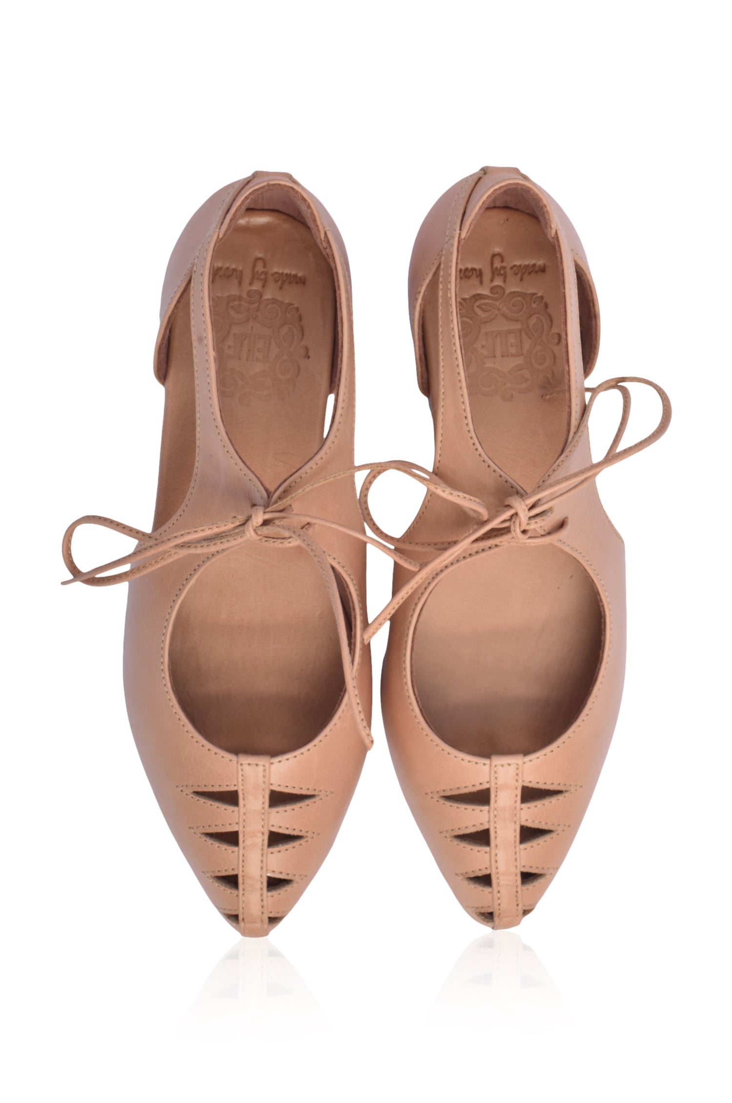 Buy Eden Pointy Toe Ballet Flats by Bali ELF