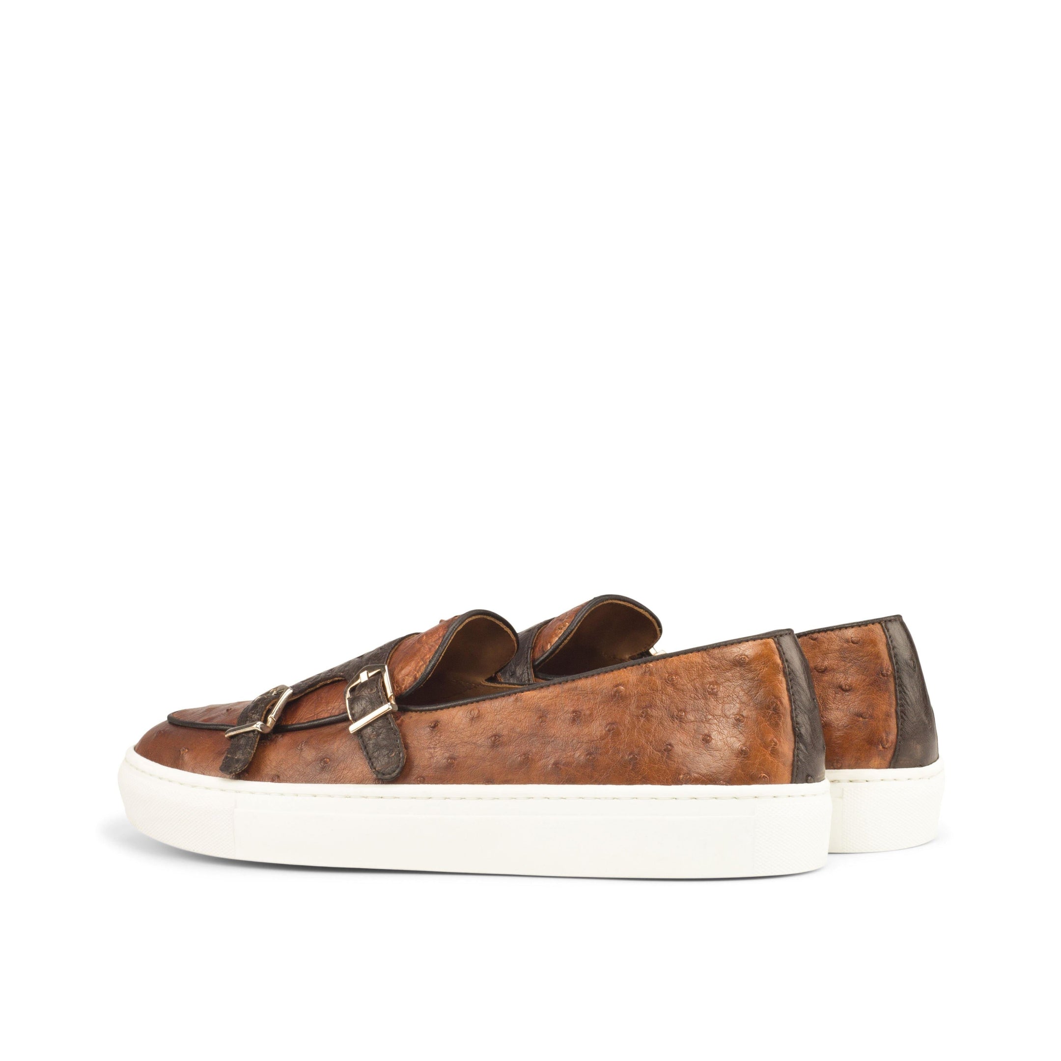 Emad Ostrich Monk Sneakers