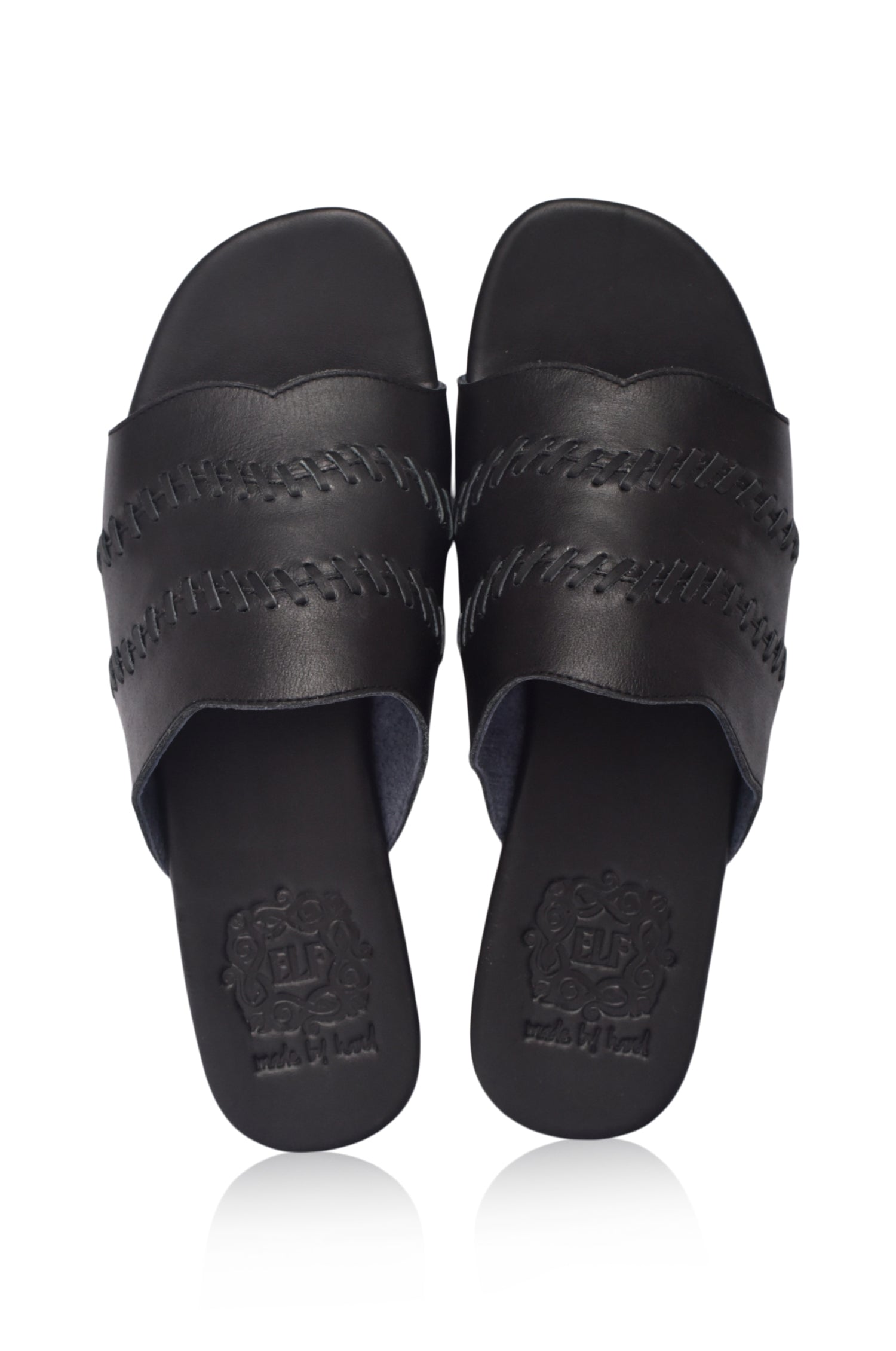 Buy Enzo Leather Slides by Bali ELF