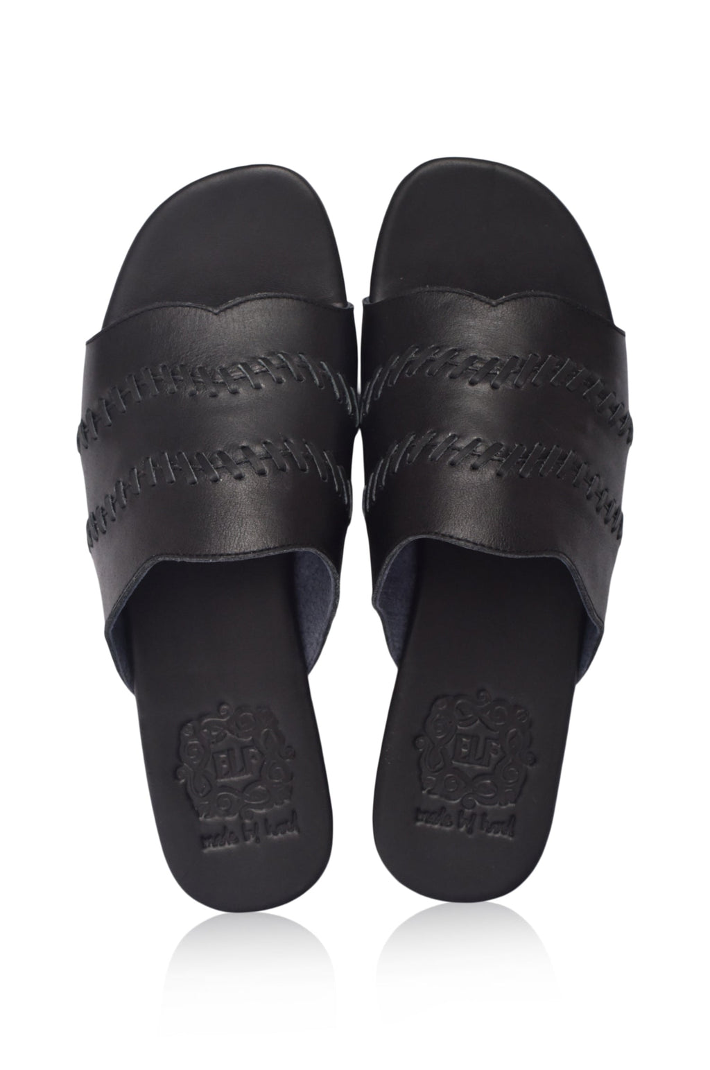 Buy Enzo Leather Slides by Bali ELF