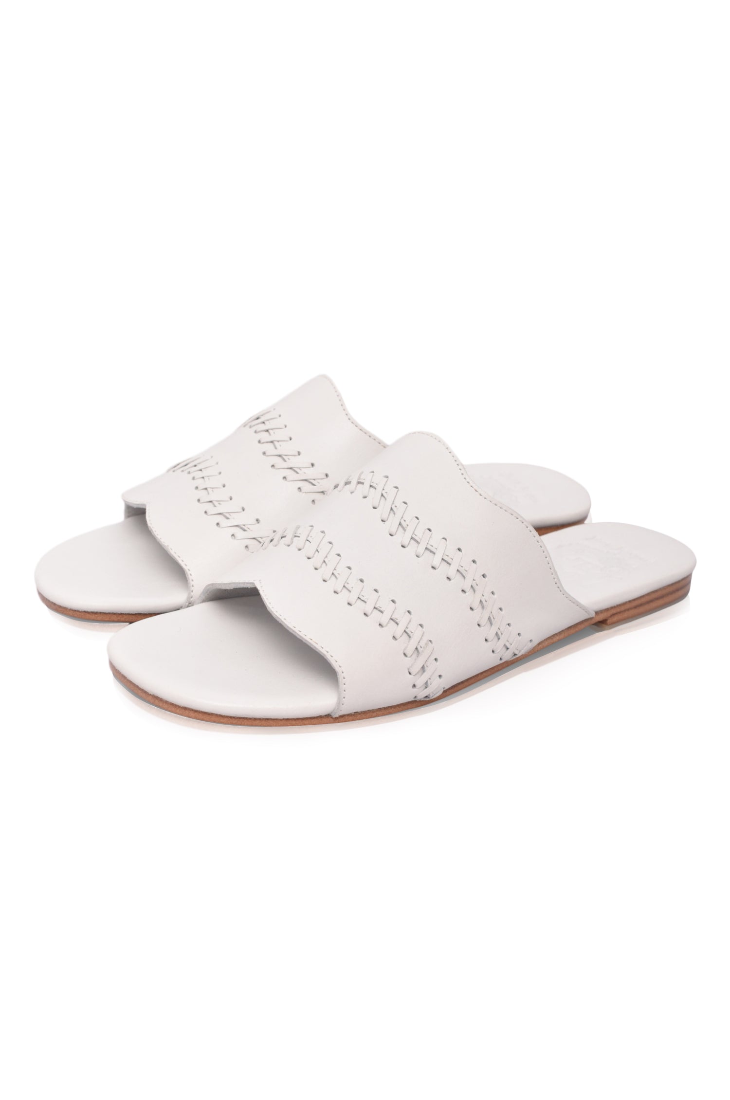 Buy Enzo Leather Slides by Bali ELF