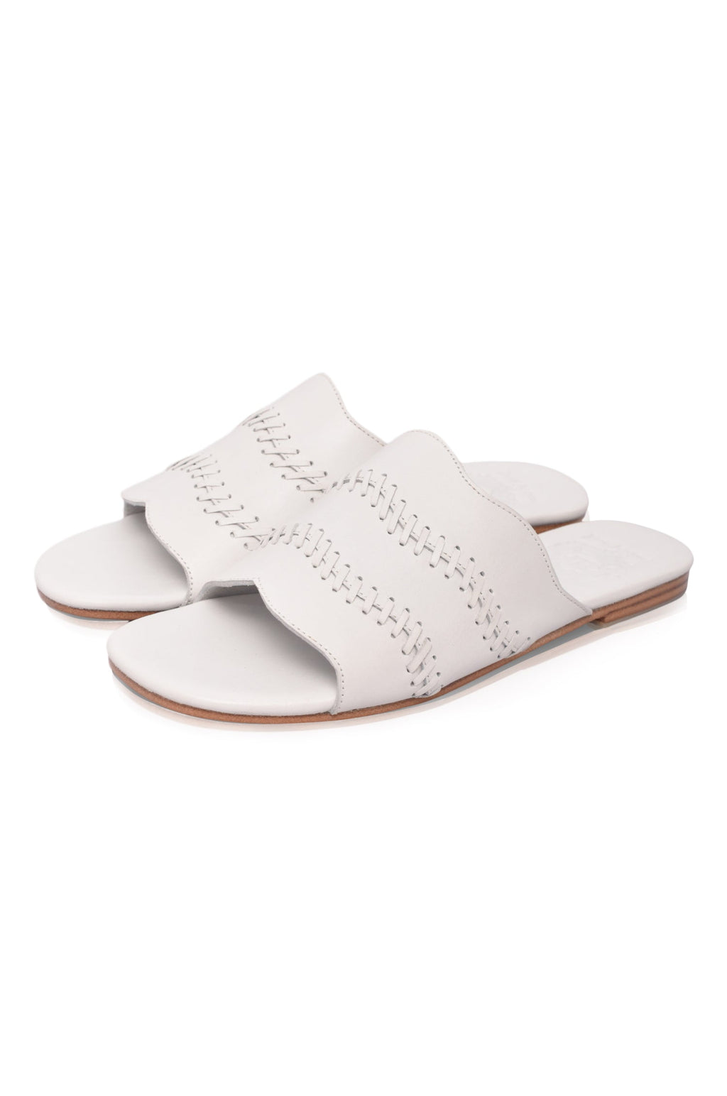 Buy Enzo Leather Slides by Bali ELF