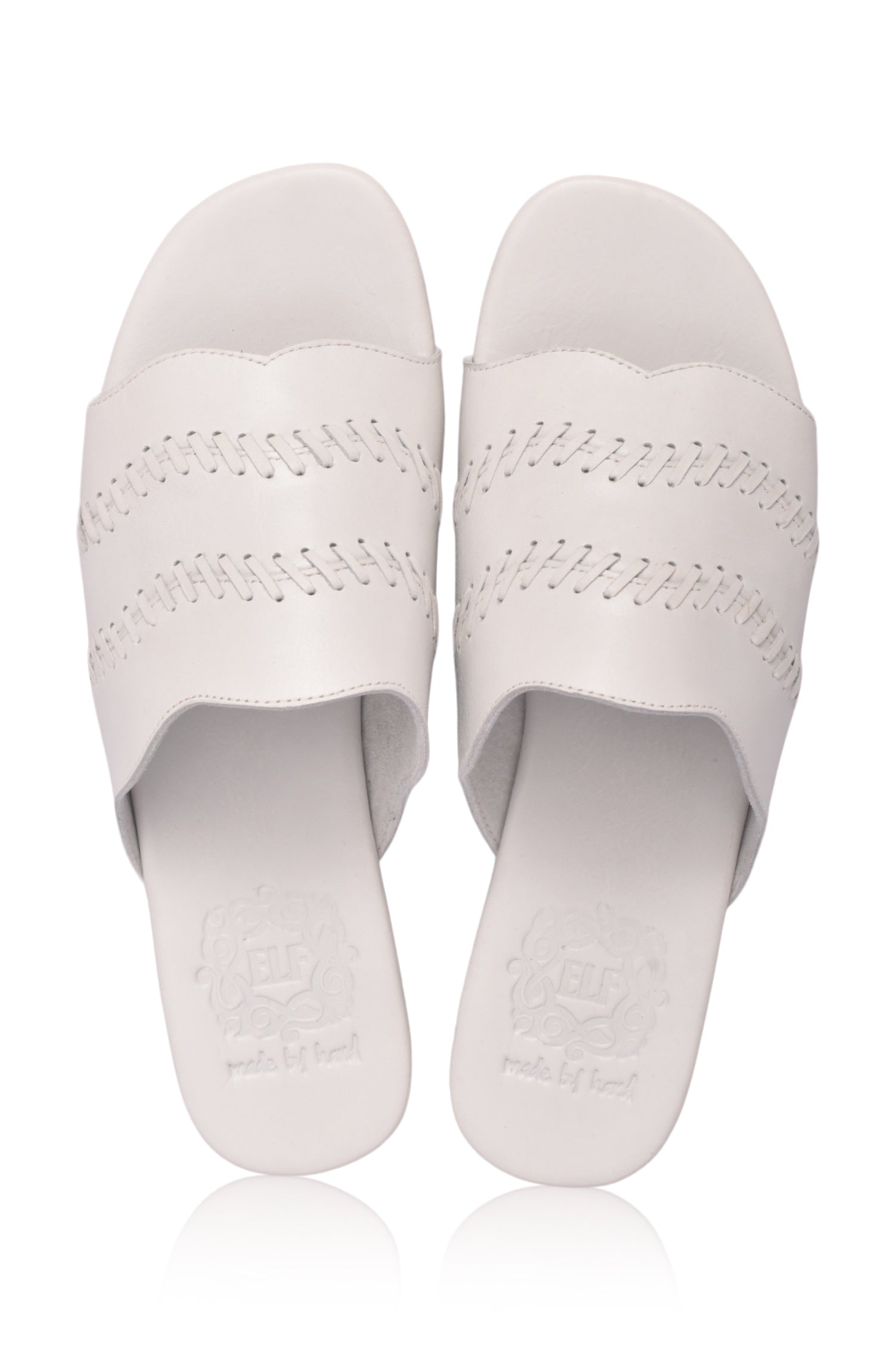 Buy Enzo Leather Slides by Bali ELF