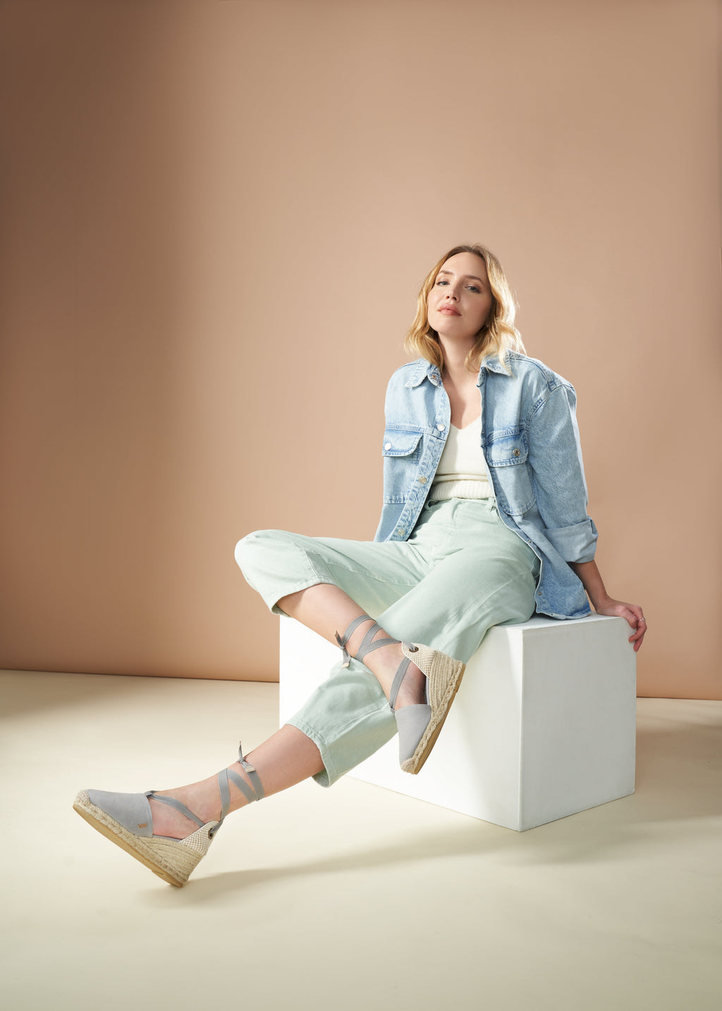 Buy Escala Canvas Espadrille Wedges by Viscata