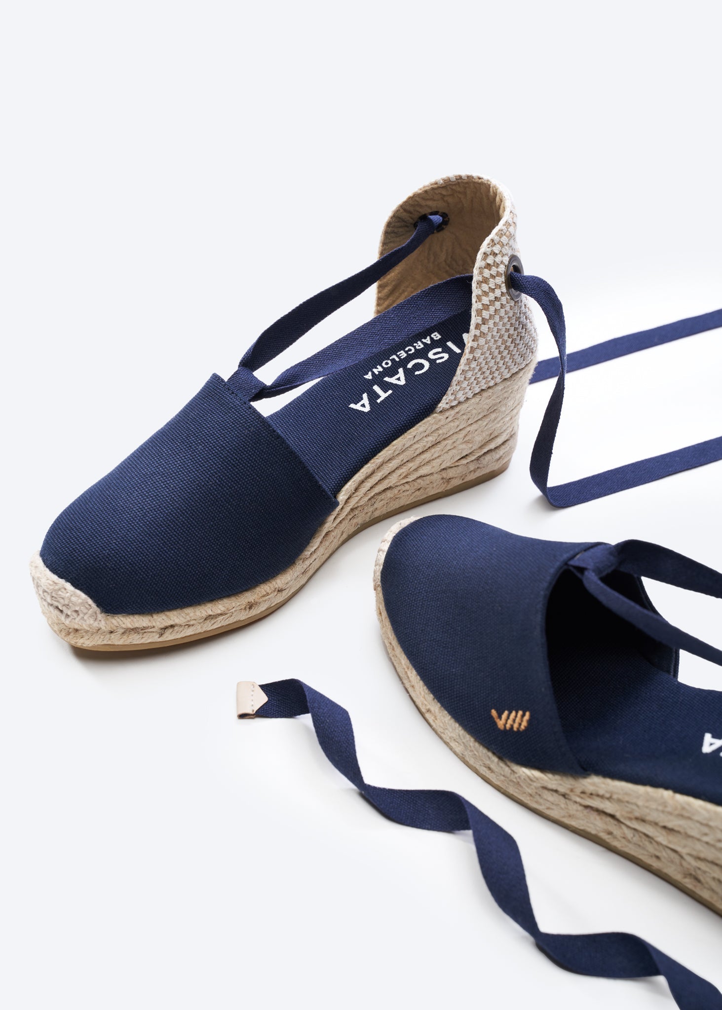 Buy Escala Canvas Espadrille Wedges by Viscata