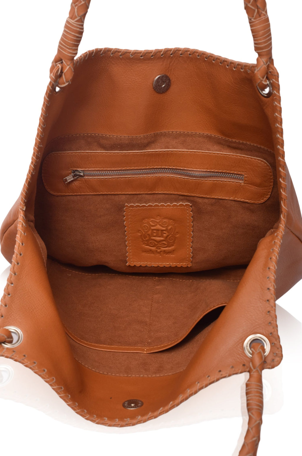 Buy Esmeralda Leather Tote Bag by Bali ELF