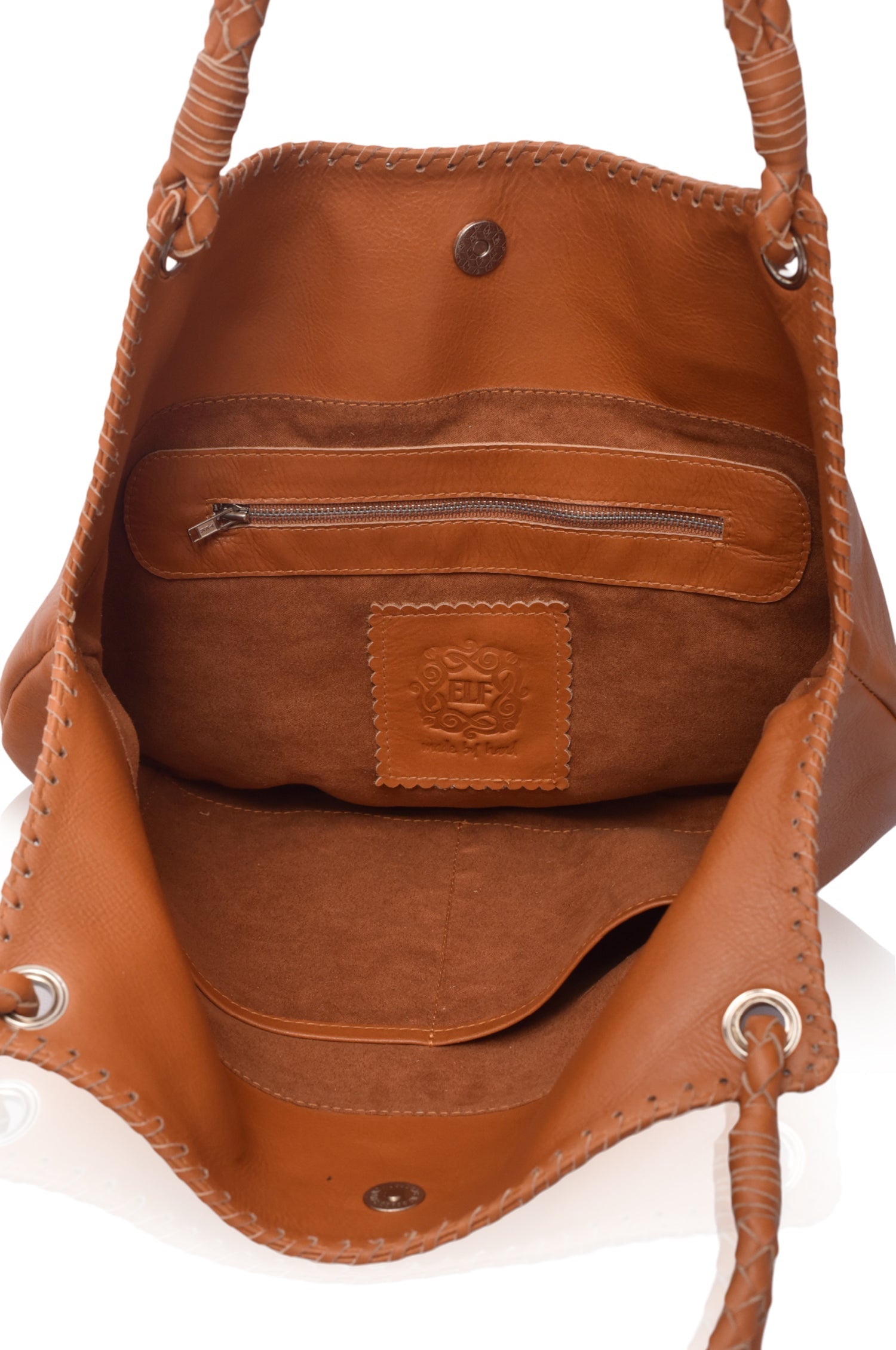 Buy Esmeralda Leather Tote Bag by Bali ELF