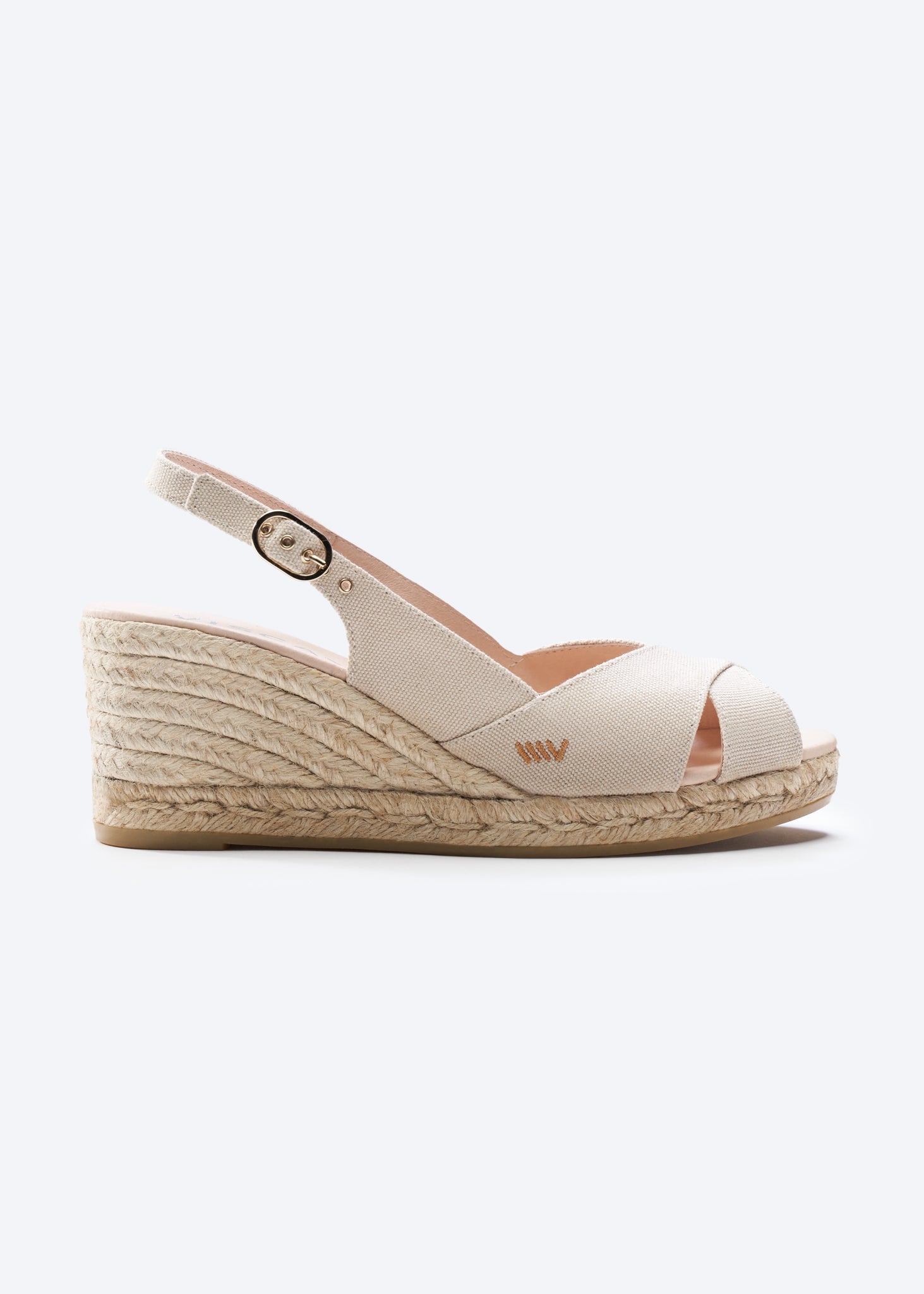 Buy Llansa Canvas Espadrille Sandal Wedges by Viscata