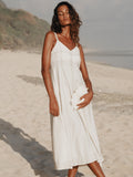 Buy Eva Maxi Dress - Natural by The Handloom