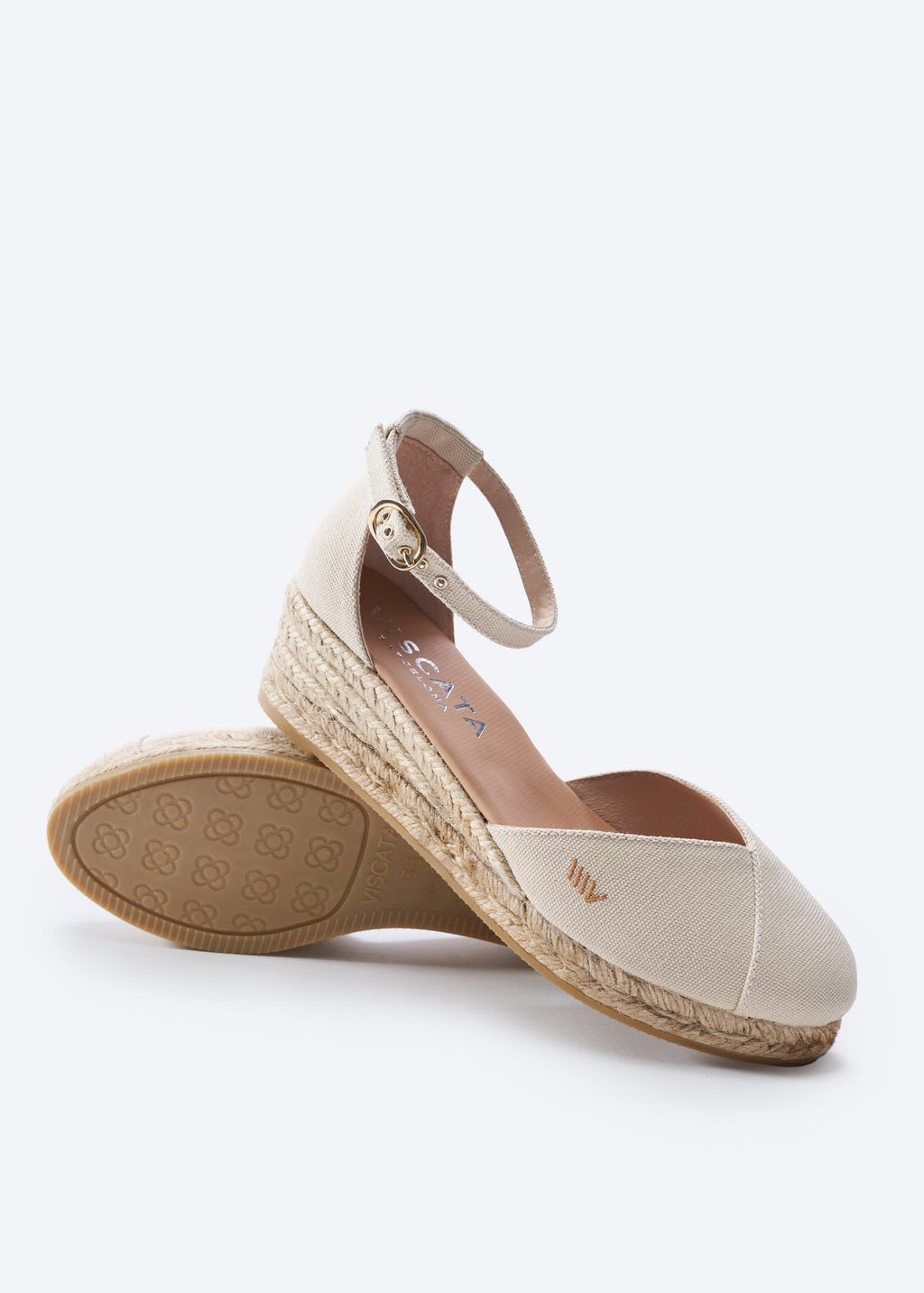 Buy Formiga Canvas Espadrille Wedges by Viscata