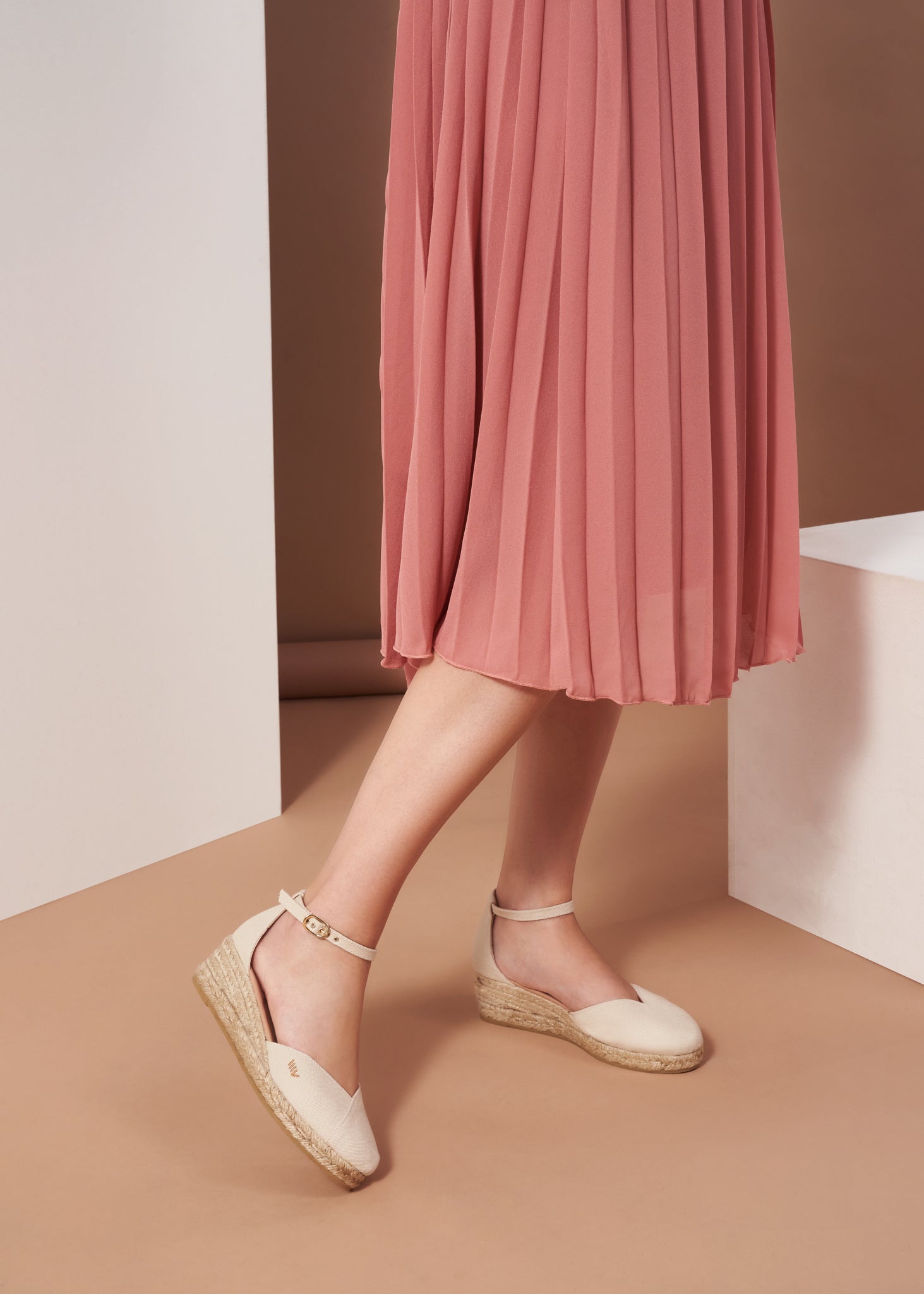 Buy Formiga Canvas Espadrille Wedges by Viscata