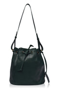 Buy Geneva Drawstring Leather Bag by ELF