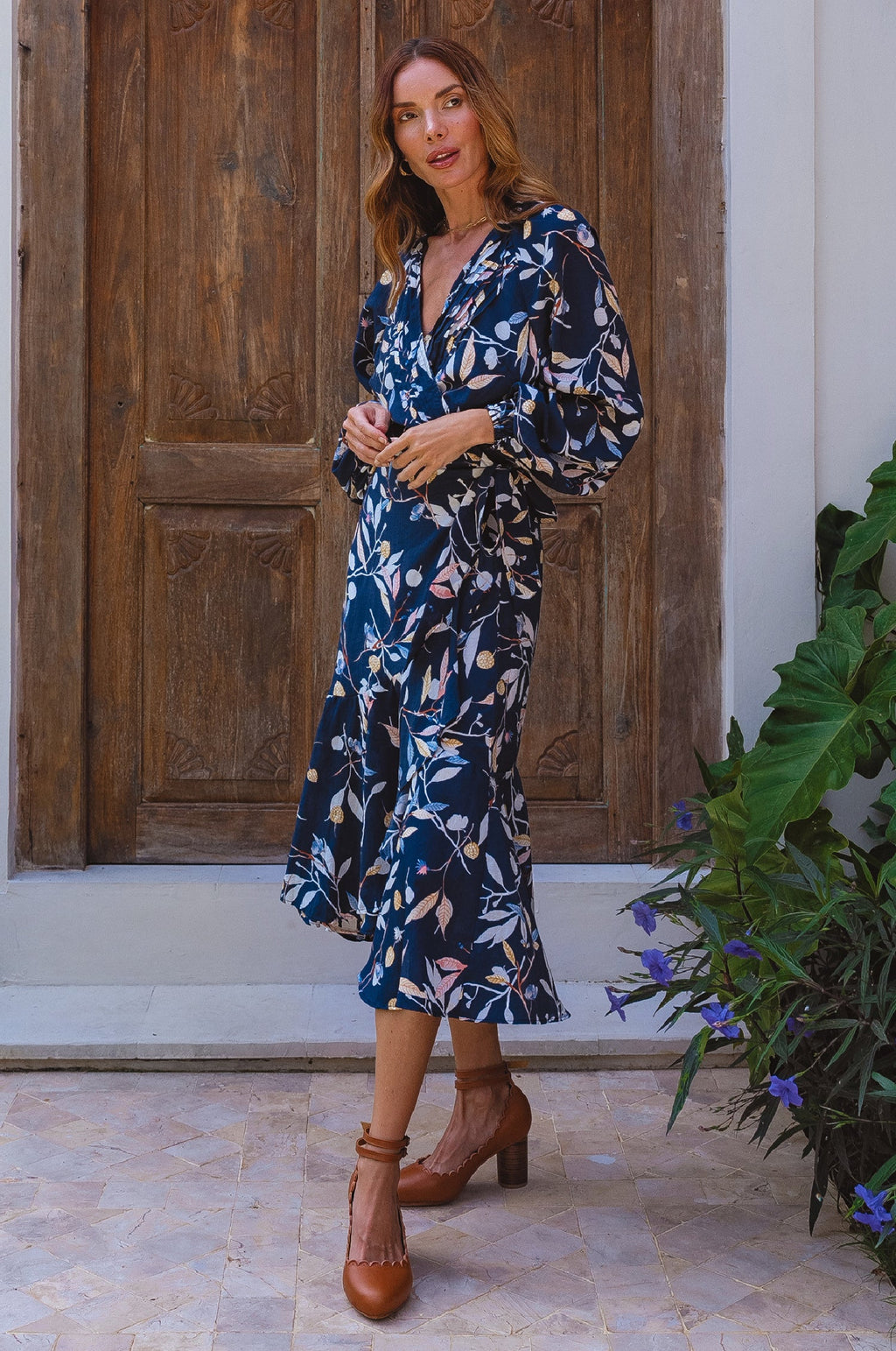 Buy Golden Hour Wrap High Low Dress by Bali ELF