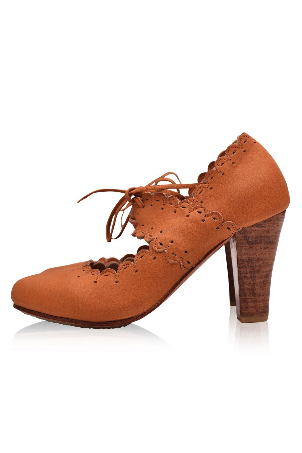 Buy Paradise Bird Leather Heels by Bali ELF