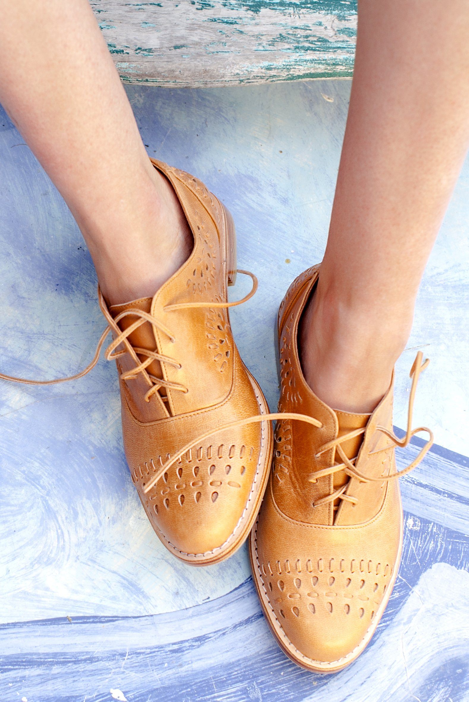 Buy Heartbreak Leather Oxfords by Bali ELF