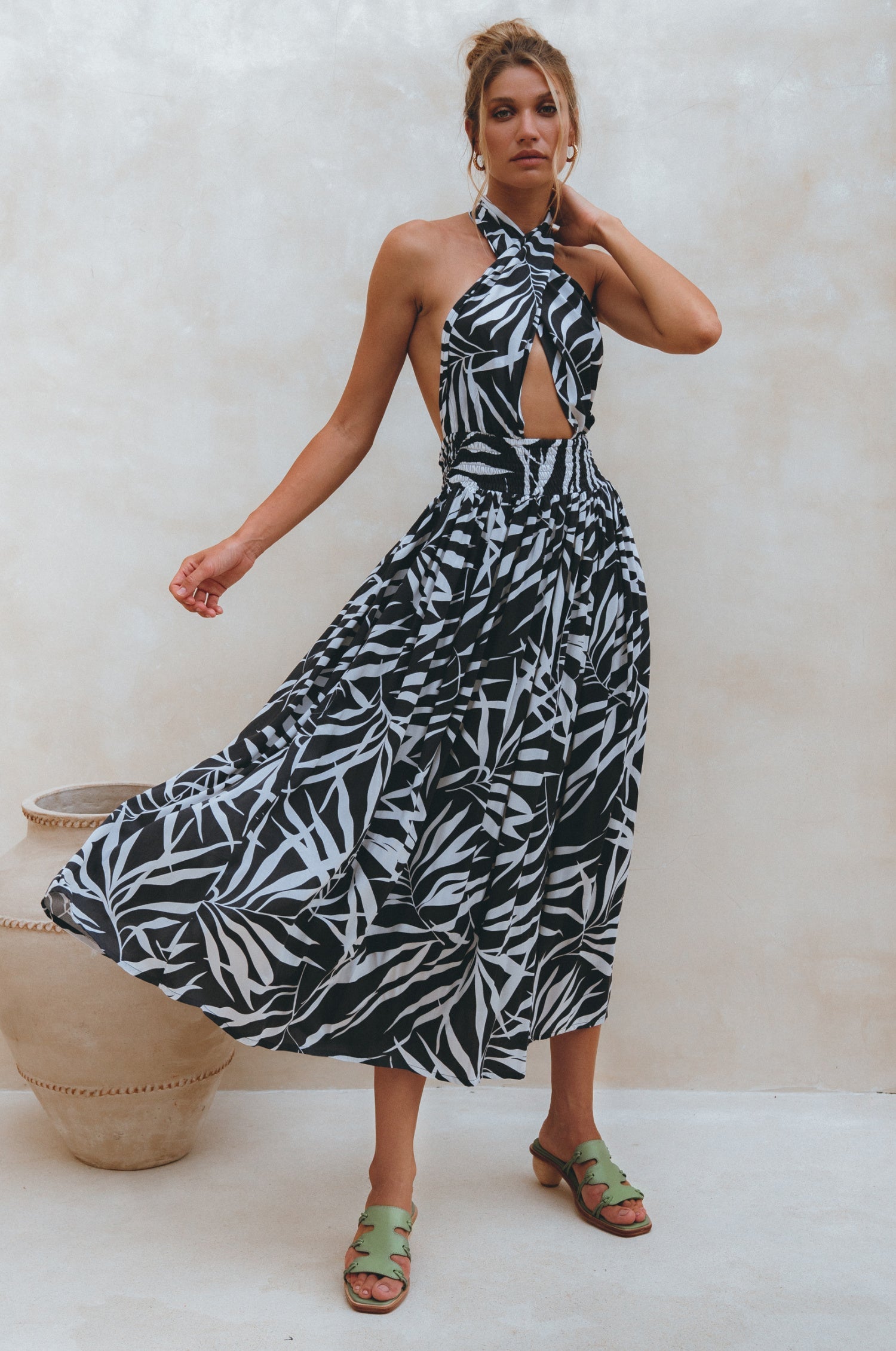 Buy Ibiza Round Heel Mules by Bali ELF