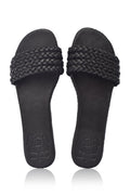 Buy Iris Braided Leather Slides by Bali ELF
