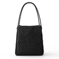 Julian Recycled Market Tote Bag in Black