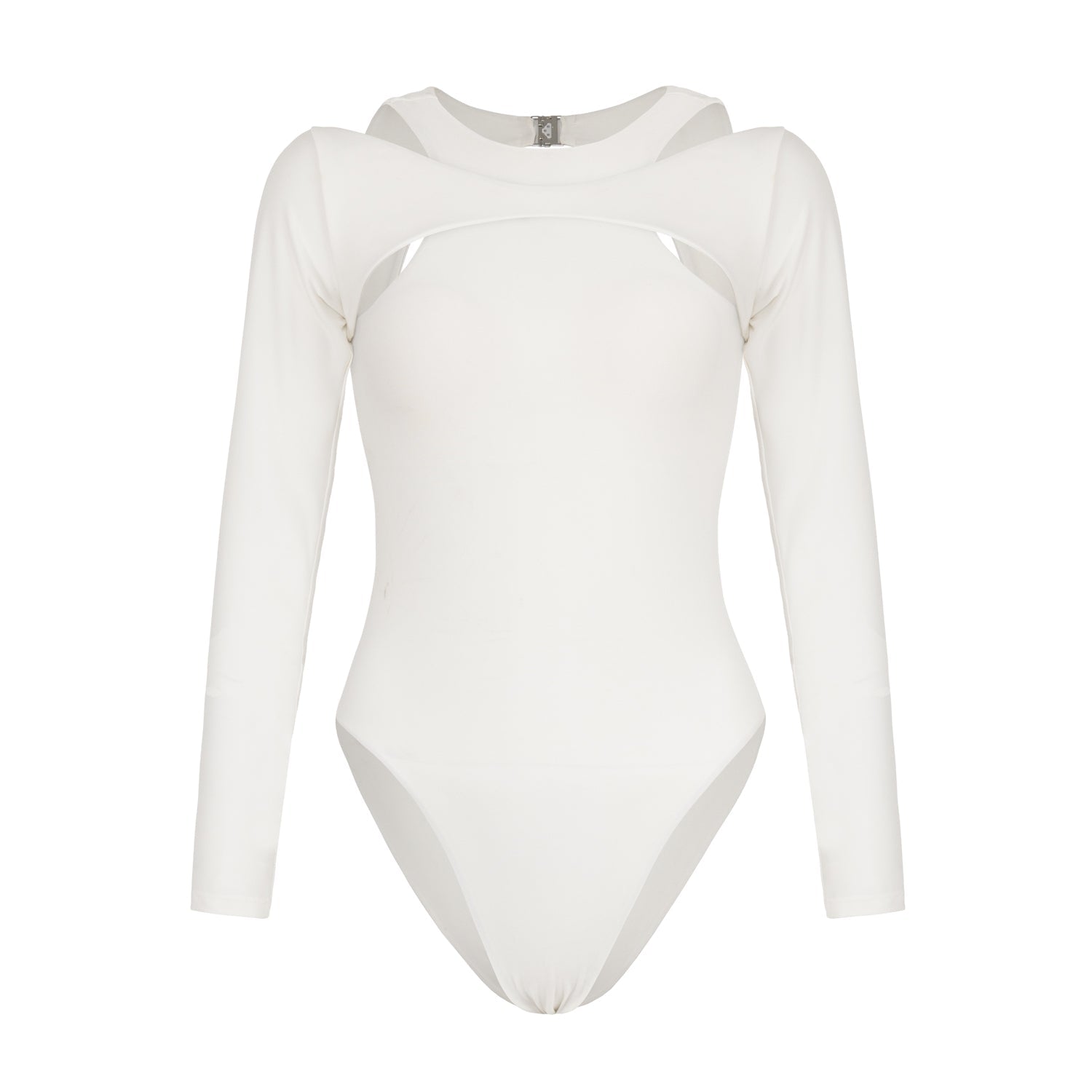 JUPITER Open-Back Recycled Two-Piece Swimsuit in White