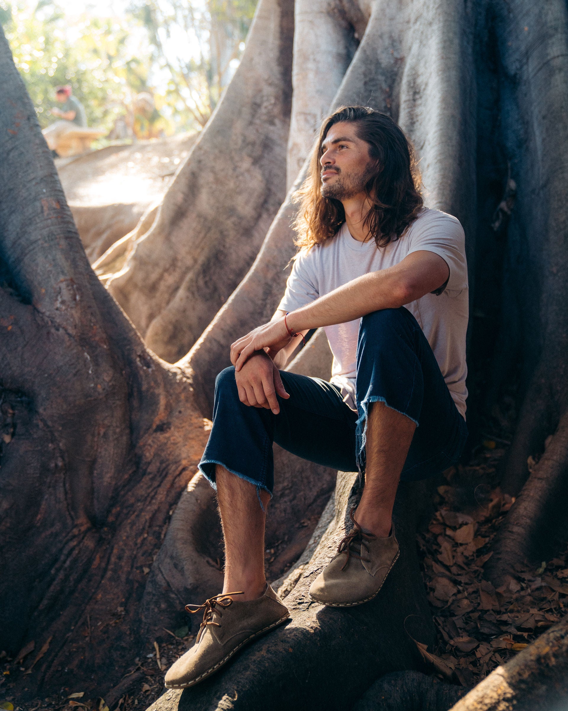 Buy Men's Barefoot Grounding Lace Up Shoe / Earth by Raum