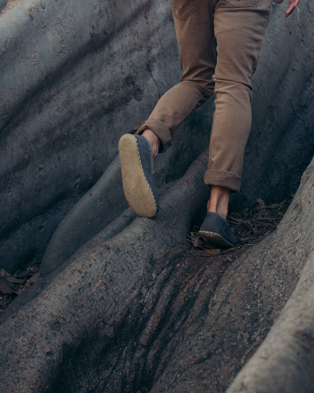 Buy Men's Barefoot Grounding Slip-on Shoes / Stone by Raum