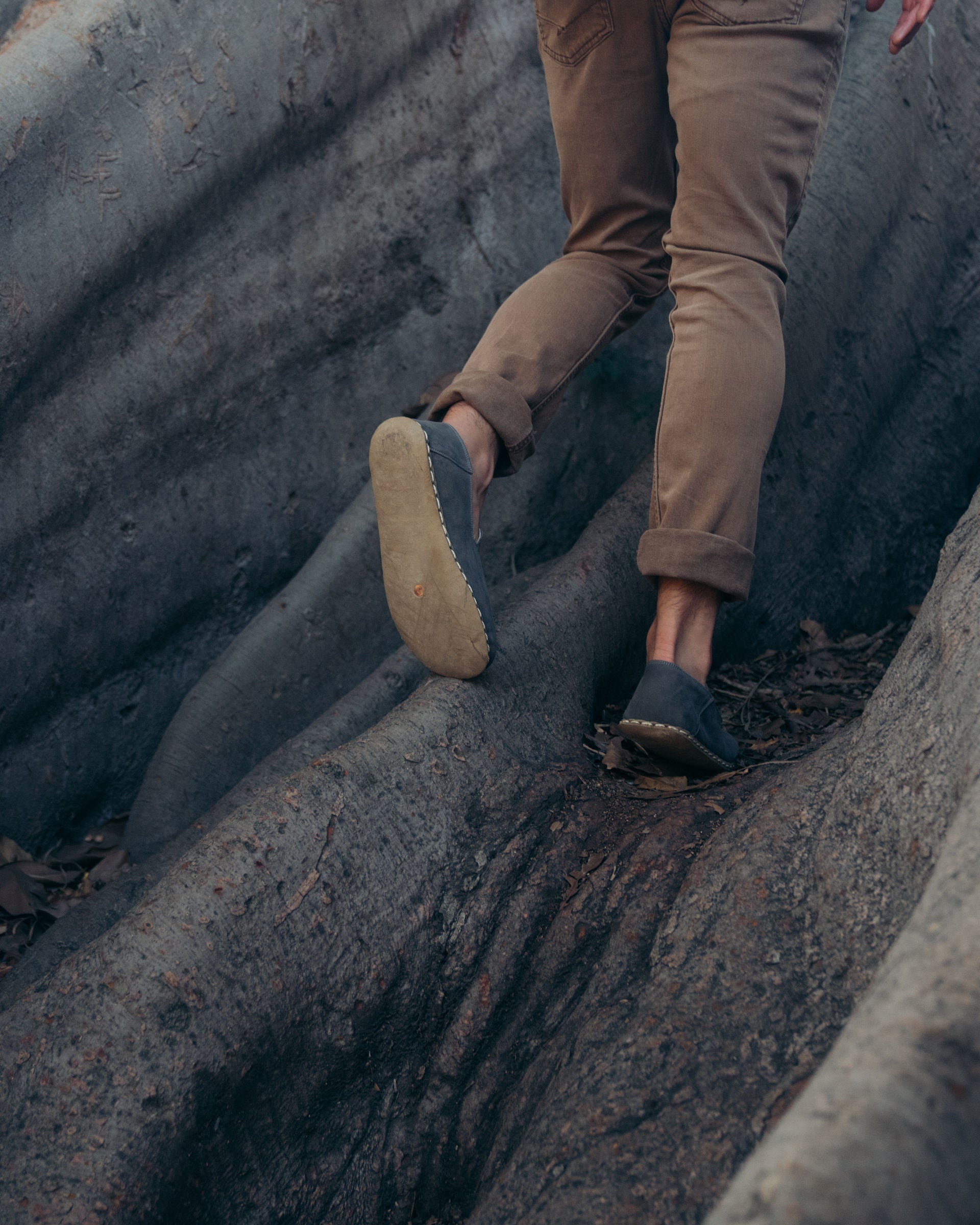 Buy Men's Barefoot Grounding Slip-on Shoes / Stone by Raum