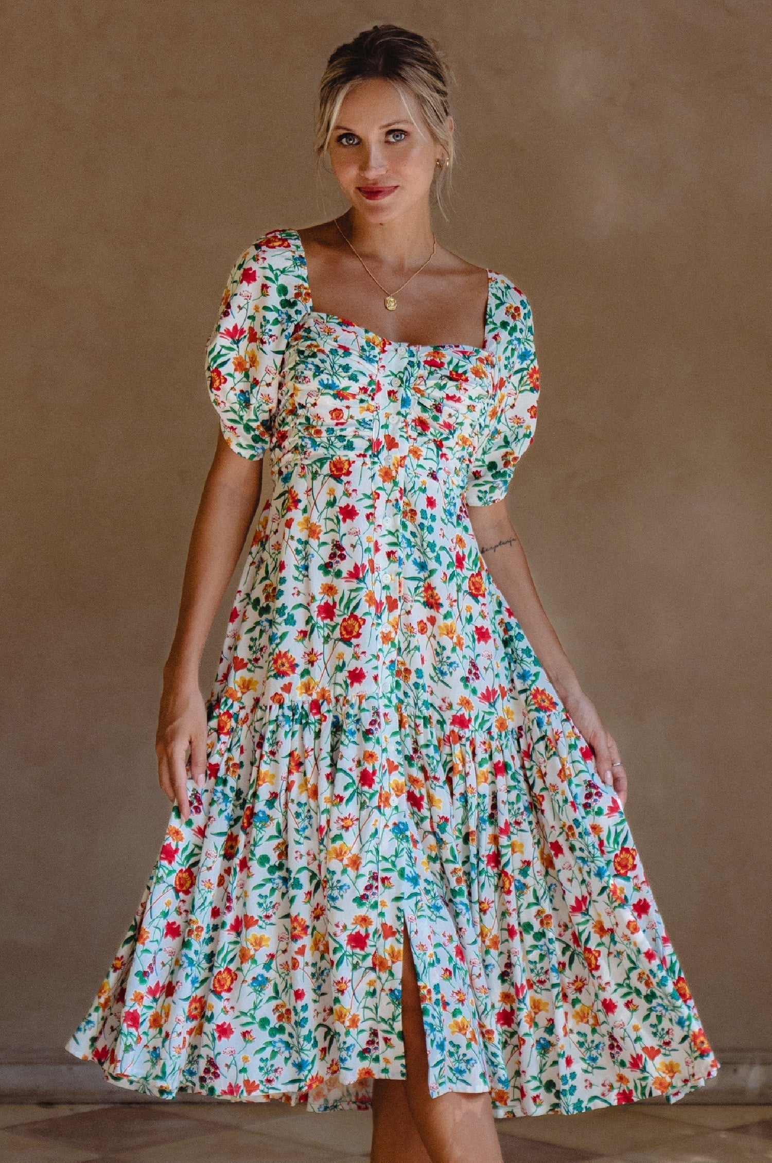 Buy Lilit Midi Dress by Bali ELF