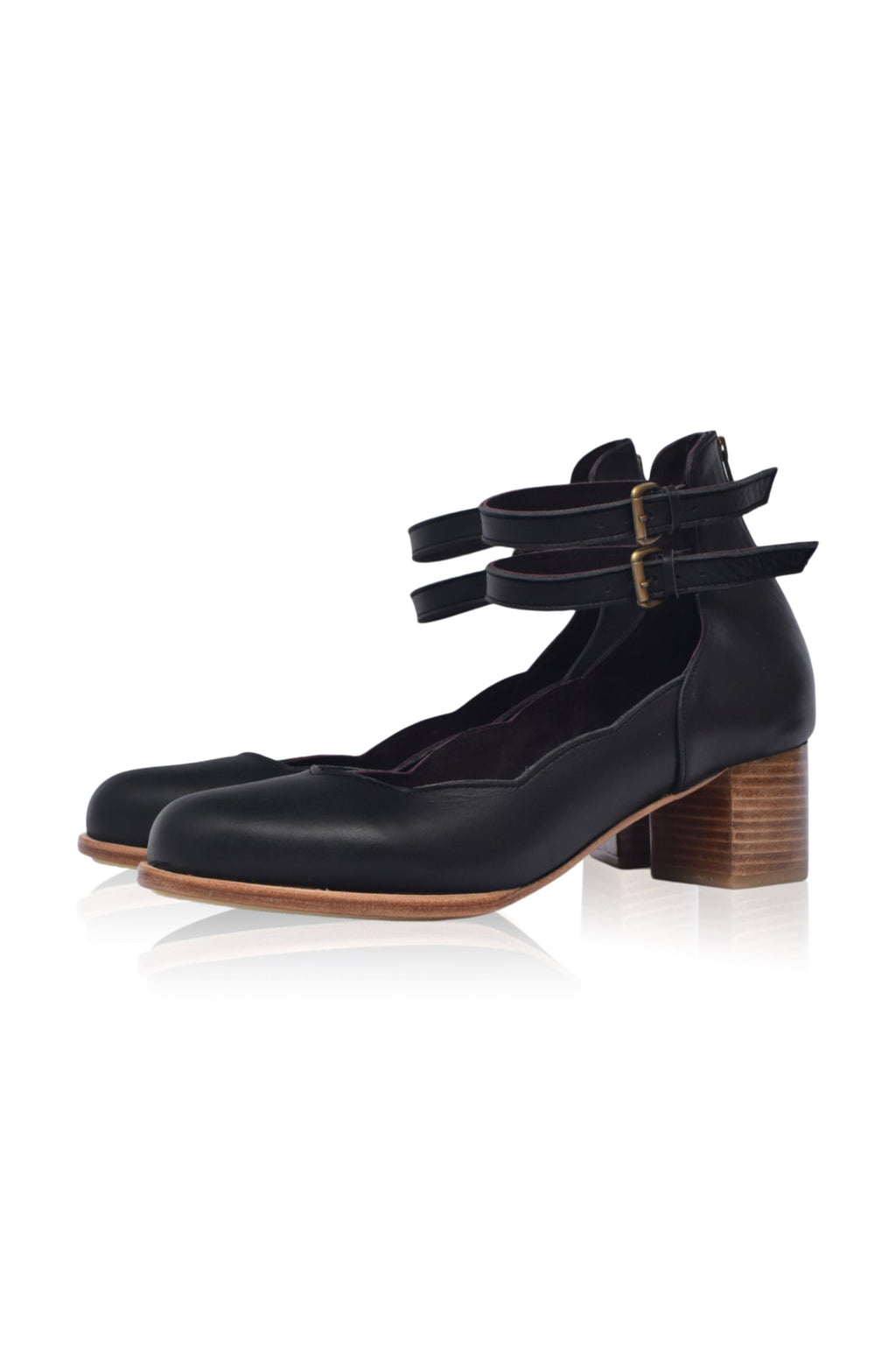 Buy Lily Valley Leather Heels by Bali ELF