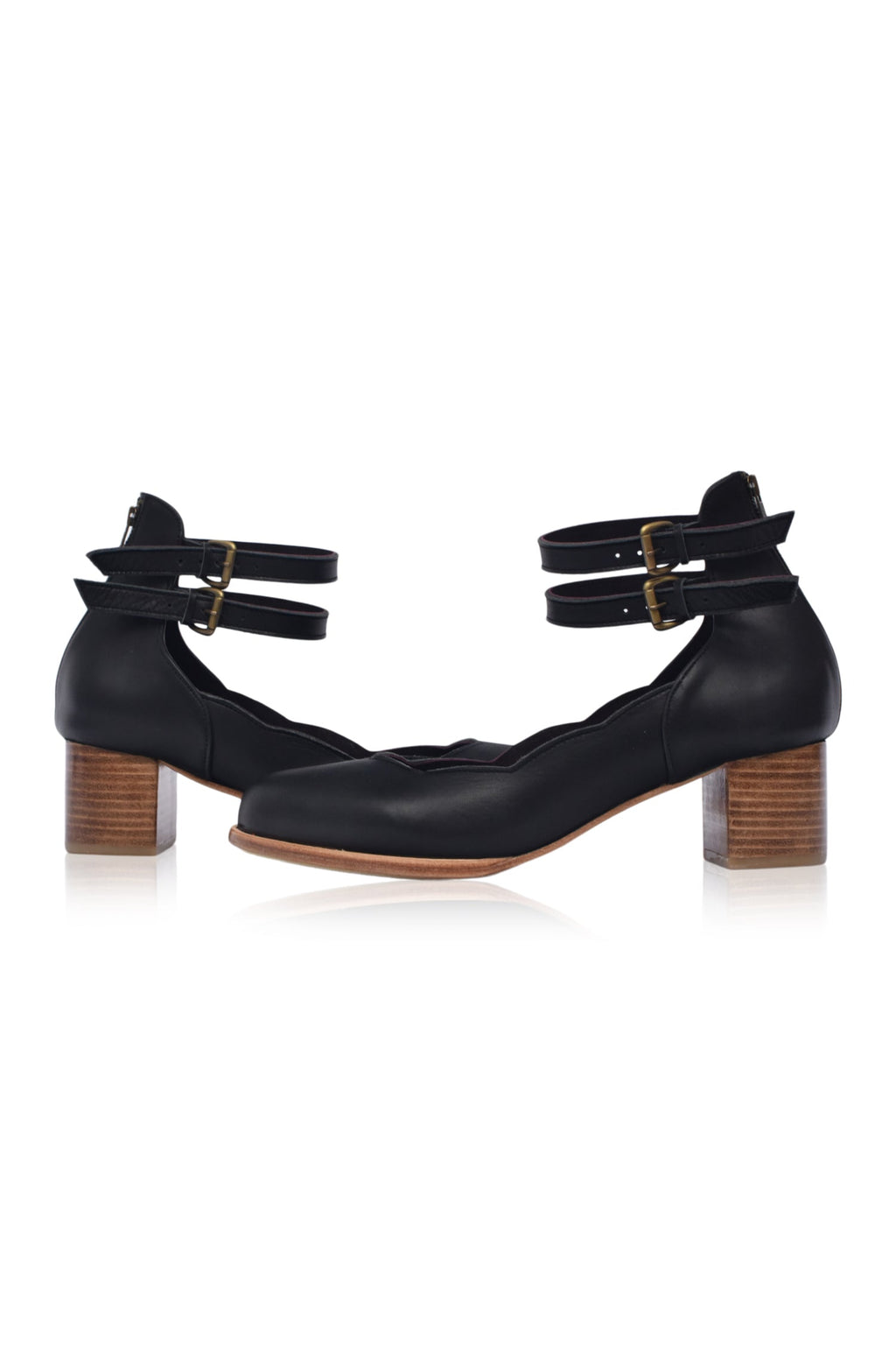 Buy Lily Valley Leather Heels by Bali ELF
